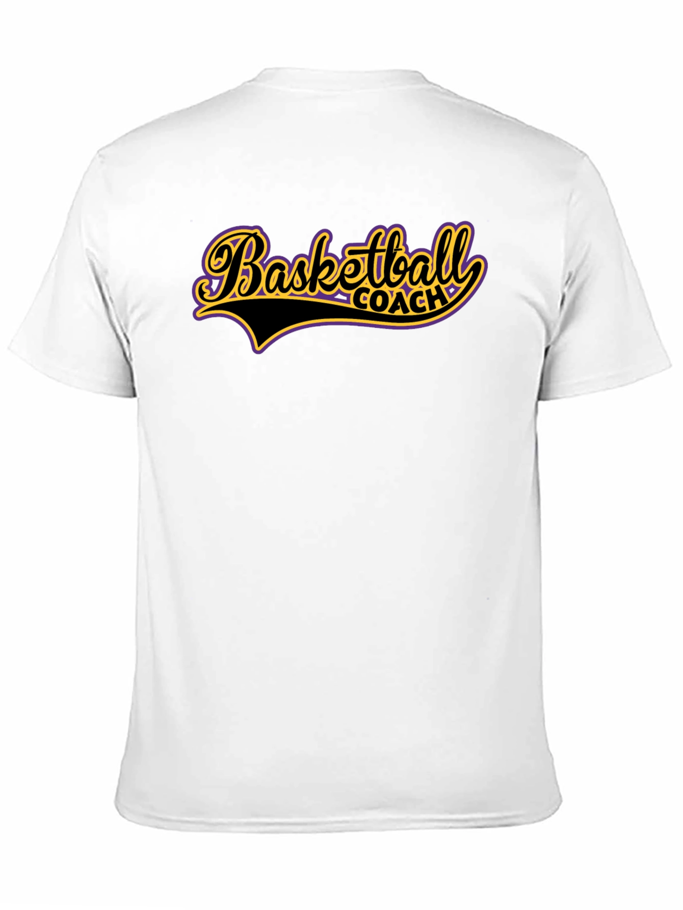 Basketball Coach Graphic T-Shirt - Black