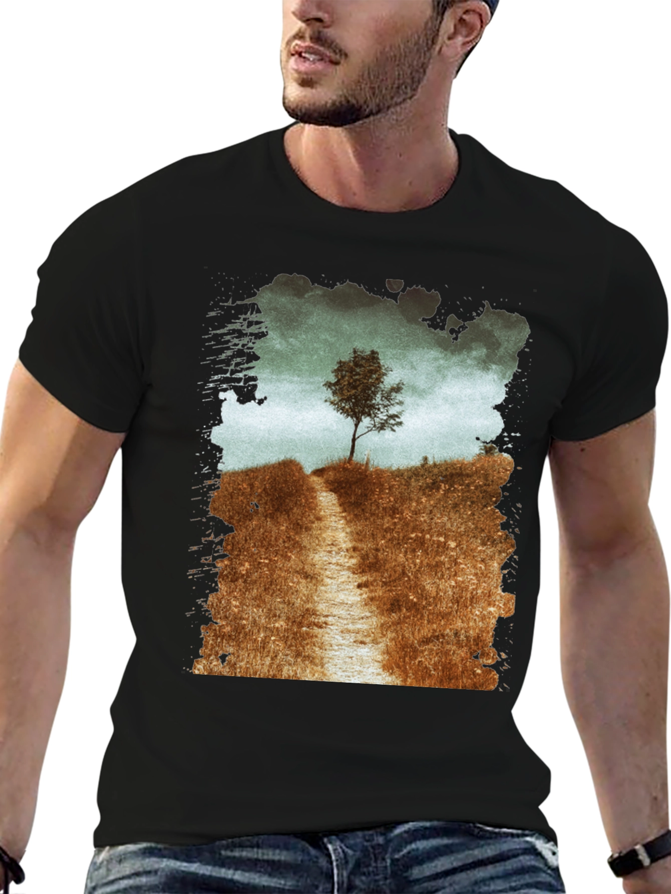 Nature Path Graphic T-Shirt