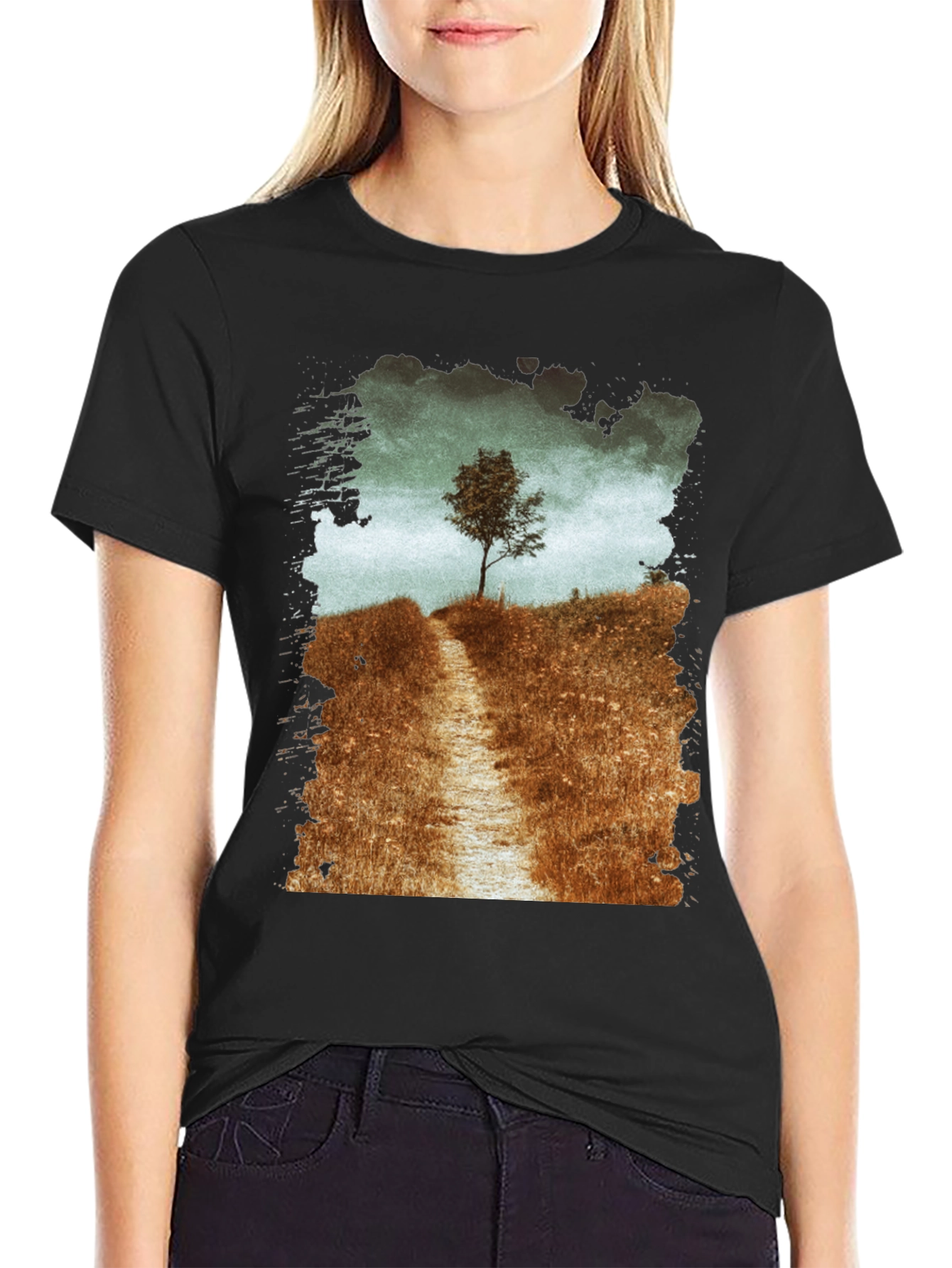 Nature Path Graphic T-Shirt