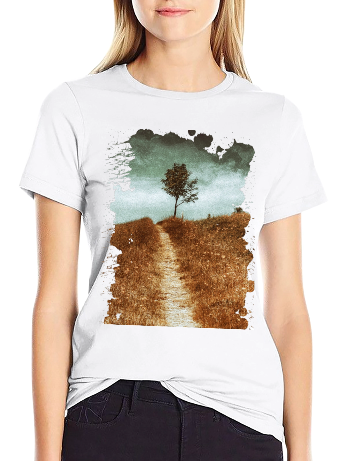 Nature Path Graphic T-Shirt