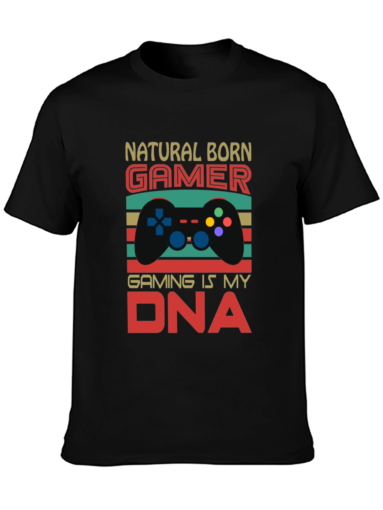 Natural Born Gamer DNA T-Shirt