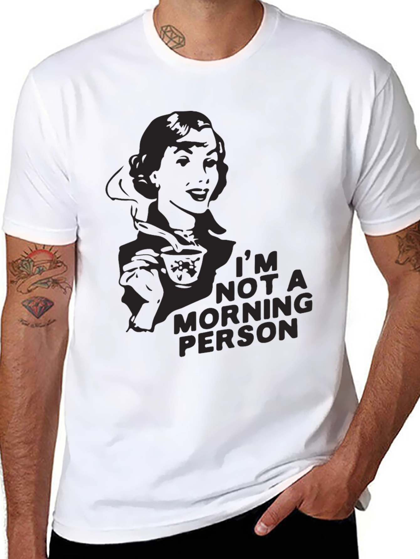 Im Not a Morning Person Graphic Tee