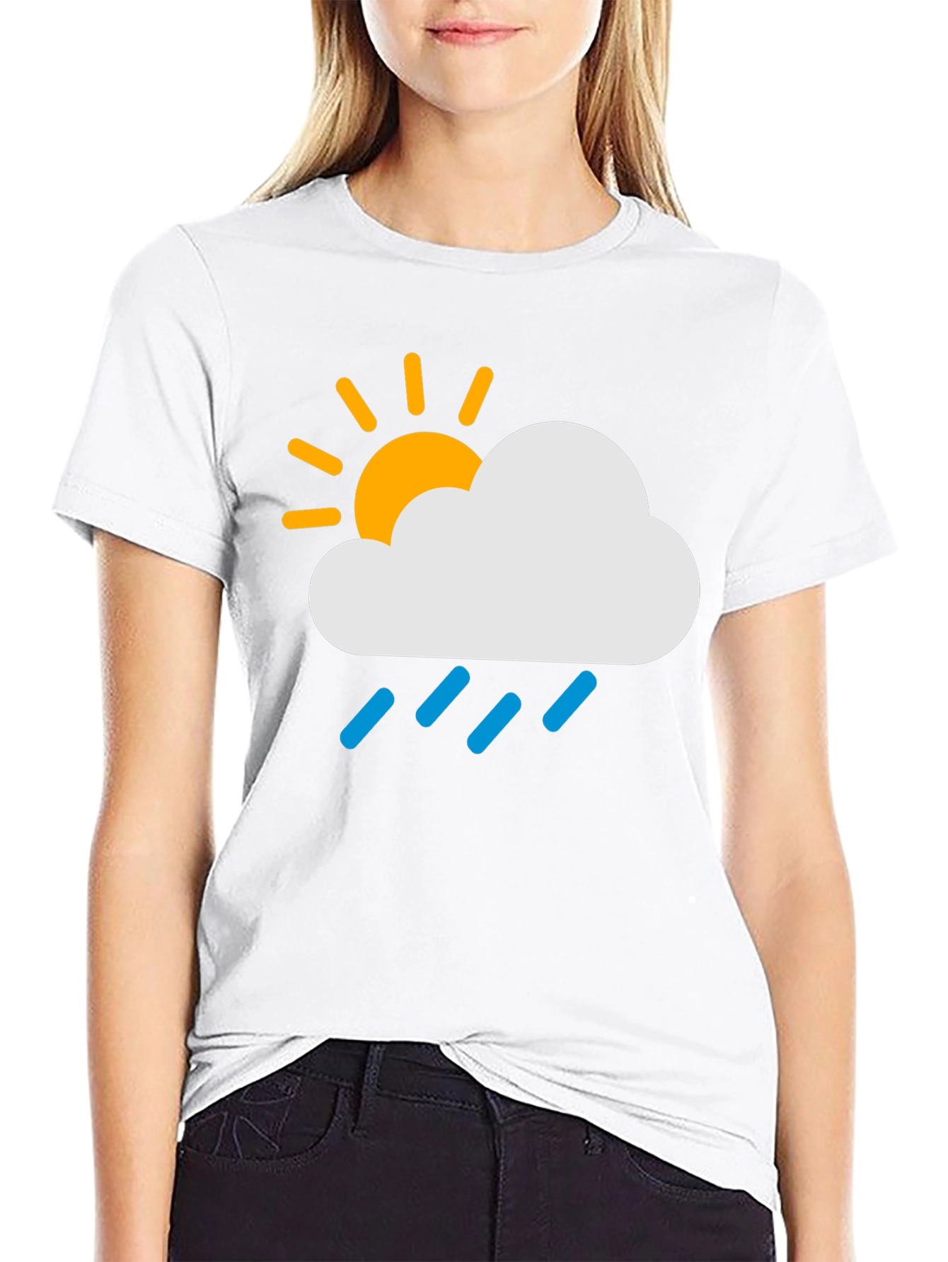 Rainy Day Graphic T-Shirt - Weather Design Tee