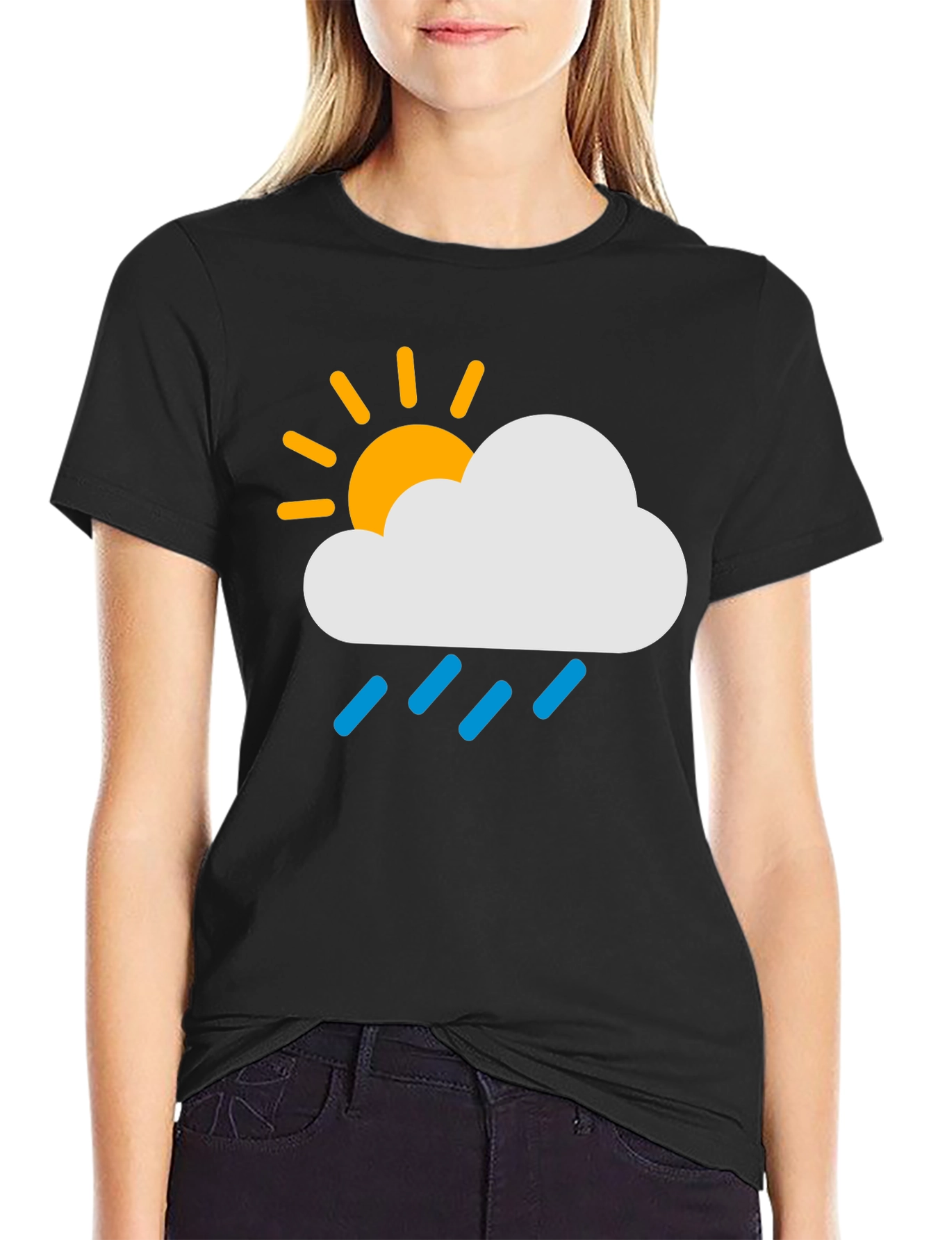 Rainy Day Graphic T-Shirt - Weather Design Tee