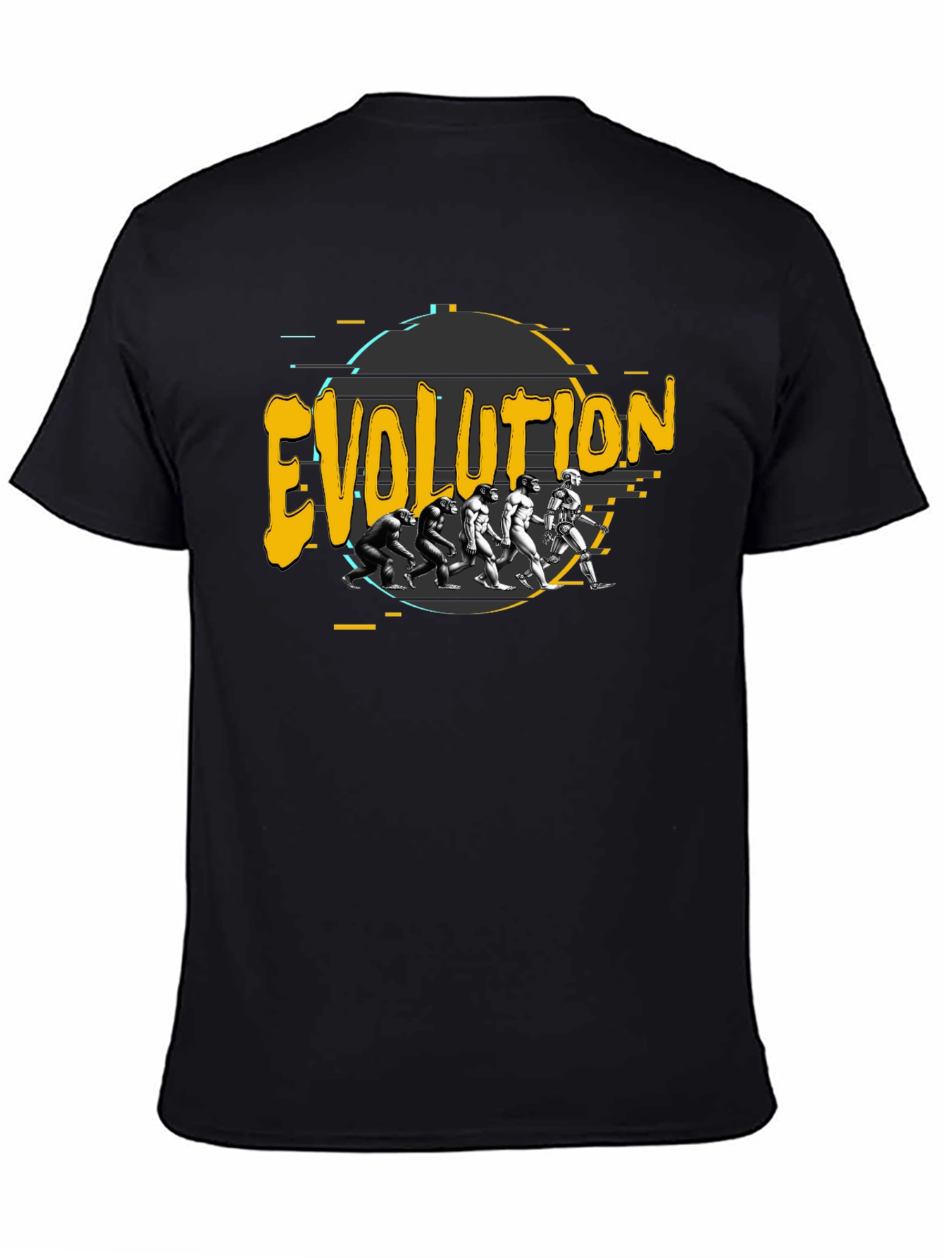 Evolution Graphic T-Shirt - Mens Black Tee
