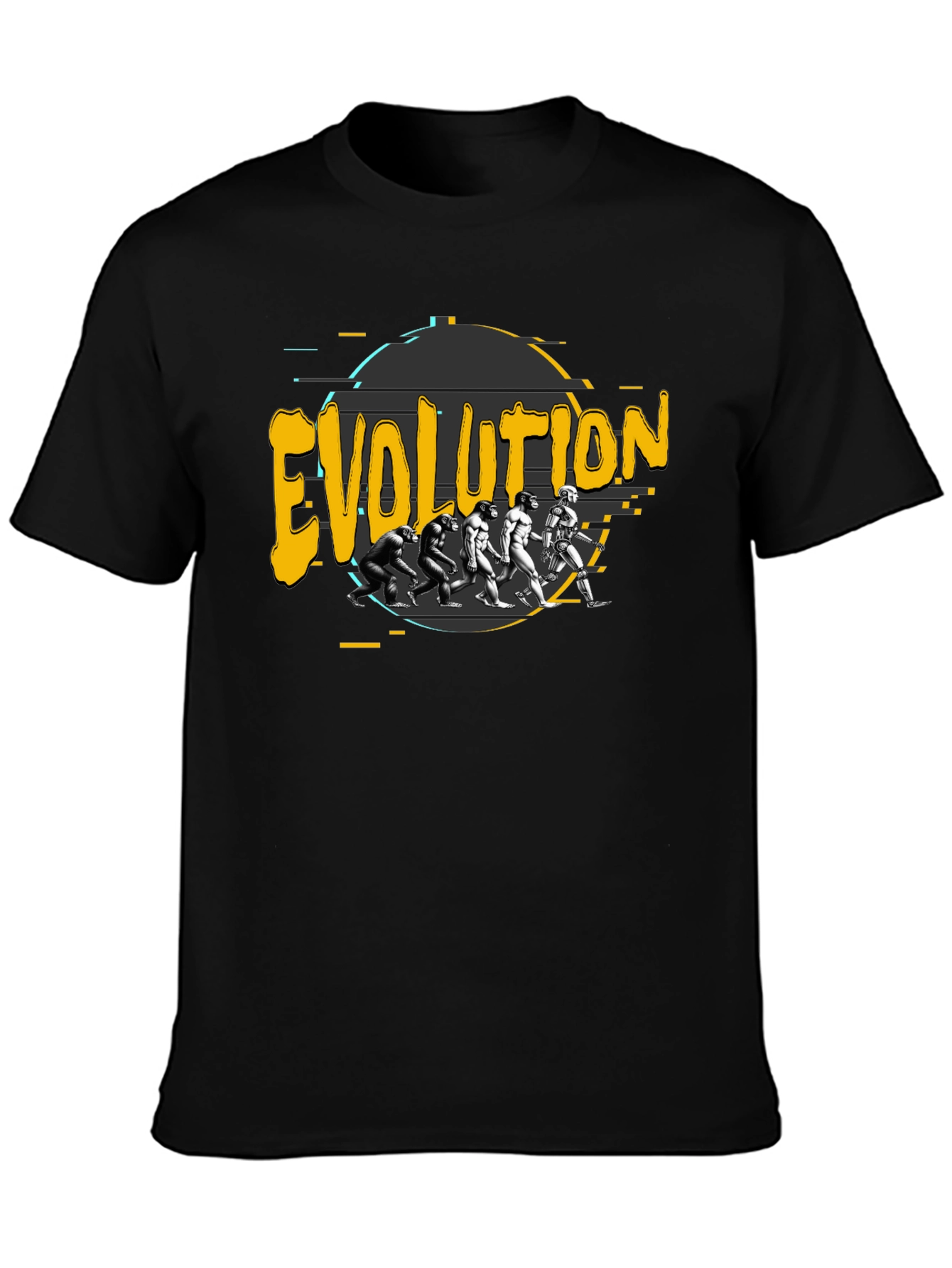 Evolution Graphic T-Shirt - Mens Black Tee