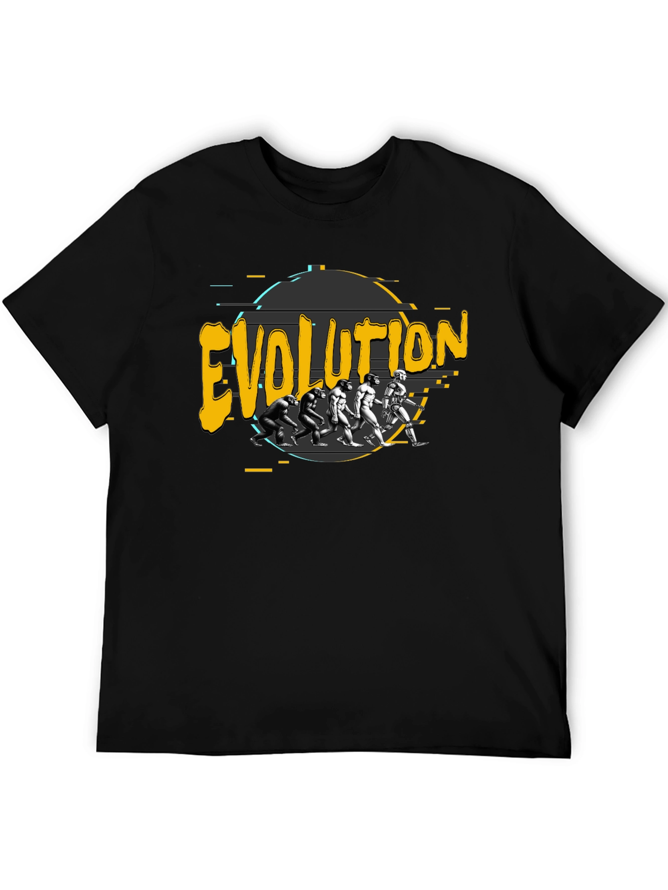 Evolution Graphic T-Shirt - Mens Black Tee