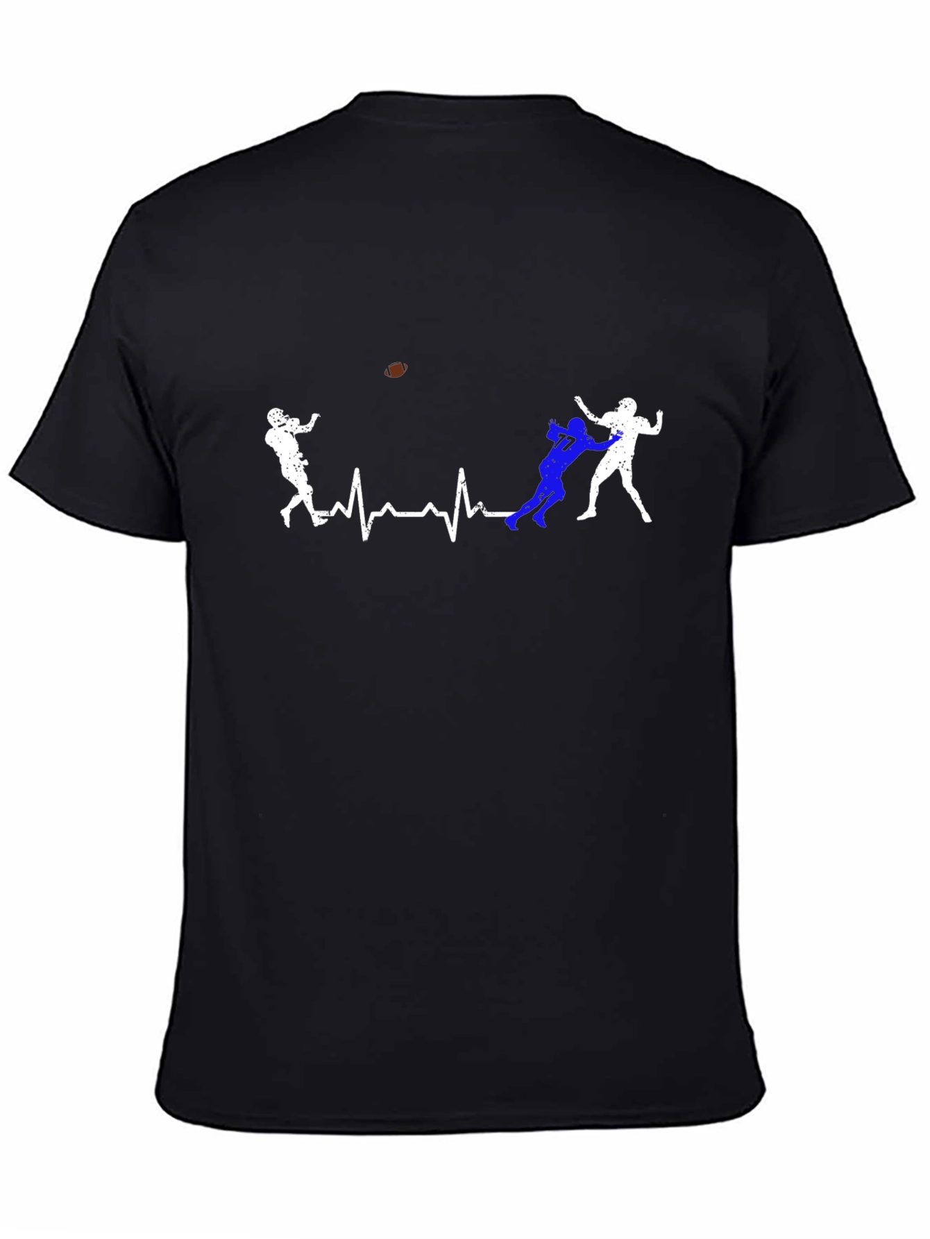 Football Heartbeat T-Shirt - Game Day Tee