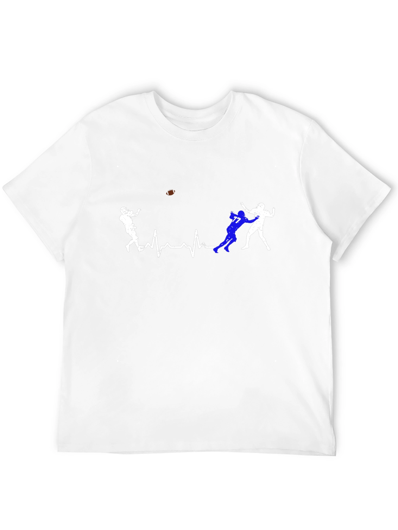 Football Heartbeat T-Shirt - Game Day Tee