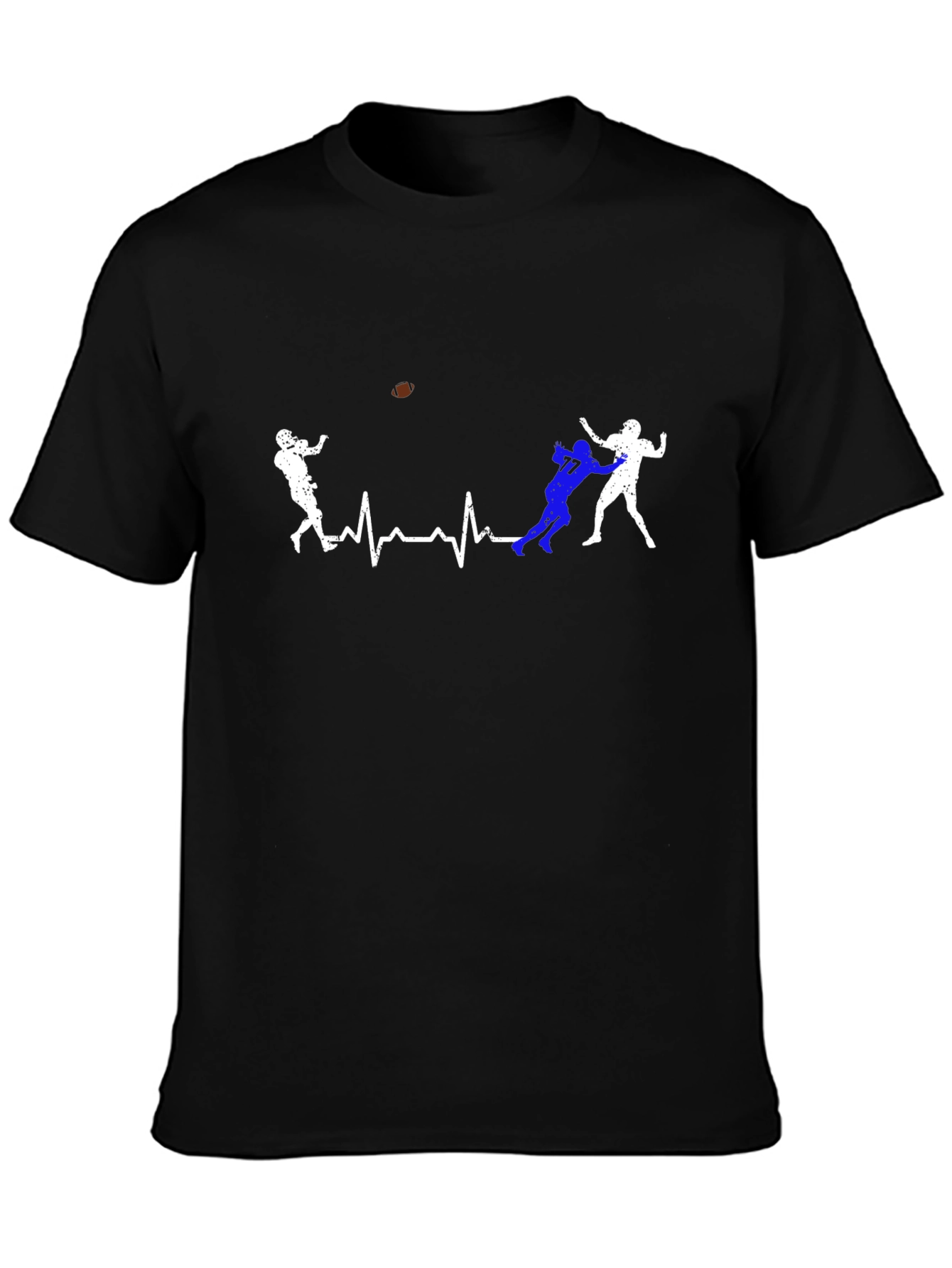 Football Heartbeat T-Shirt - Game Day Tee