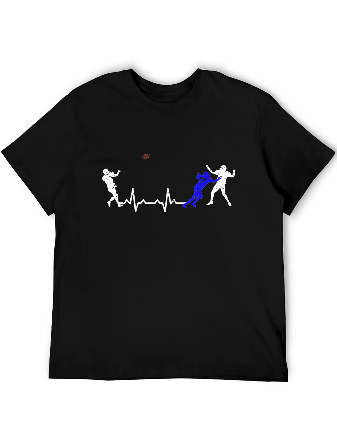 Football Heartbeat T-Shirt - Game Day Tee