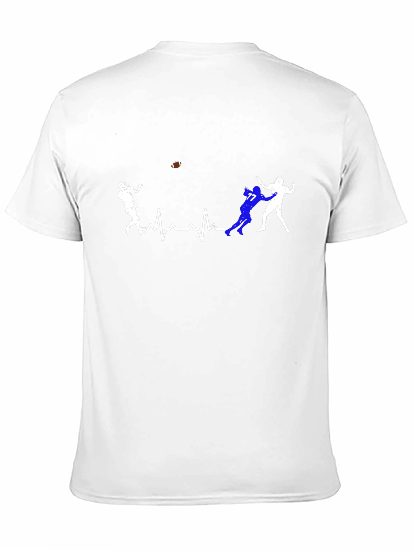 Football Heartbeat T-Shirt - Game Day Tee