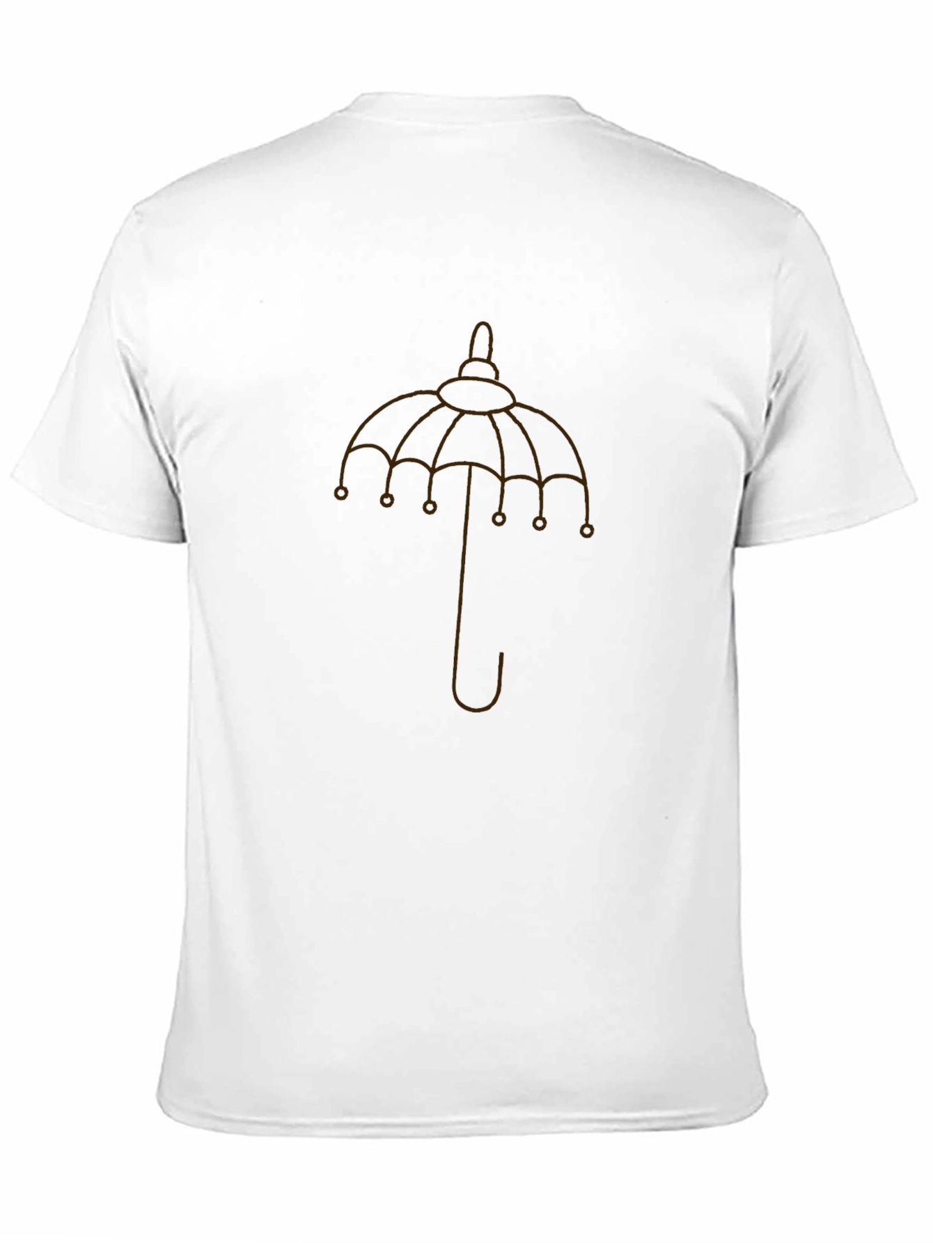 Umbrella Graphic Tee - Minimalist Design