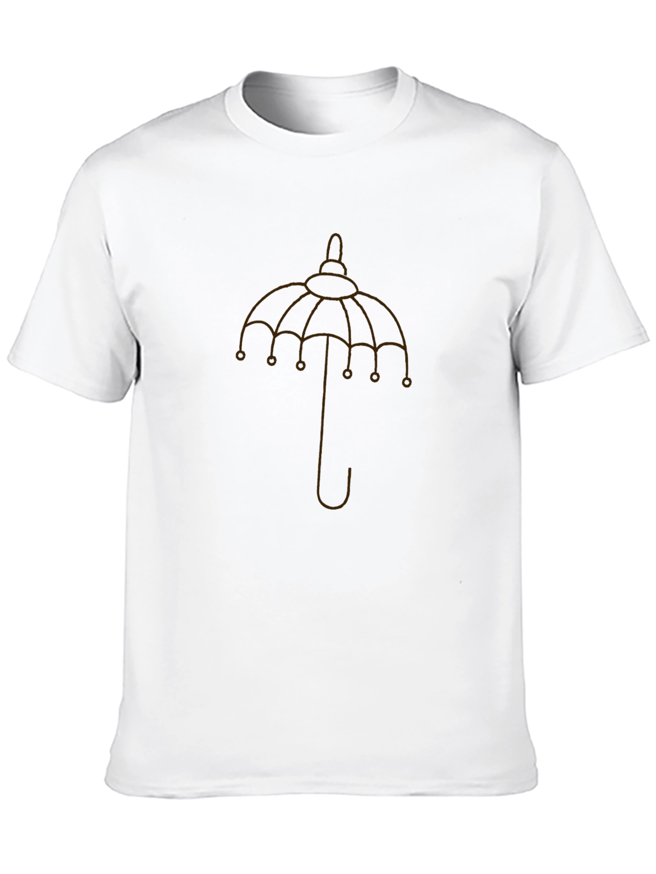 Umbrella Graphic Tee - Minimalist Design
