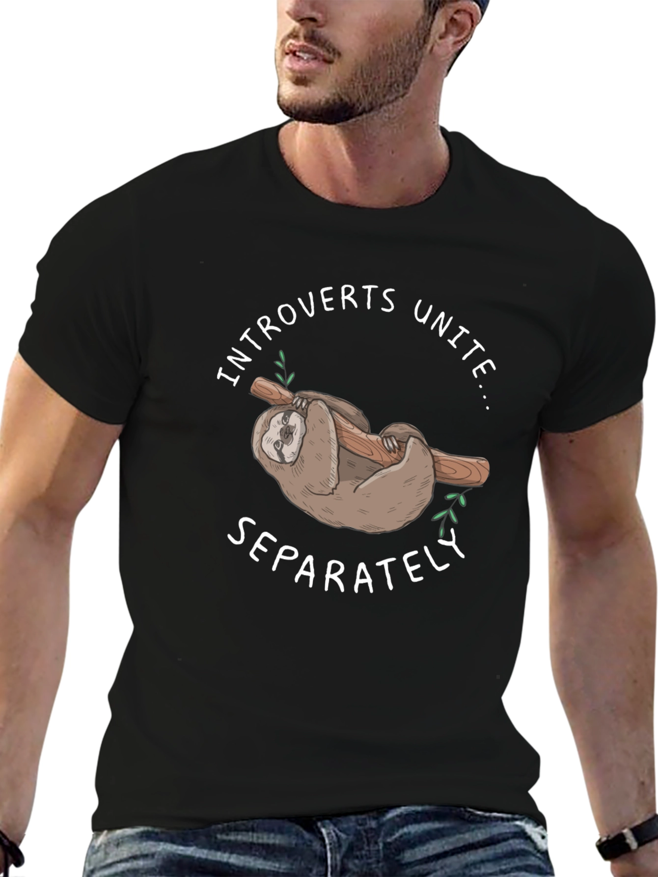 Introvert Sloth T-Shirt - Unite Separately