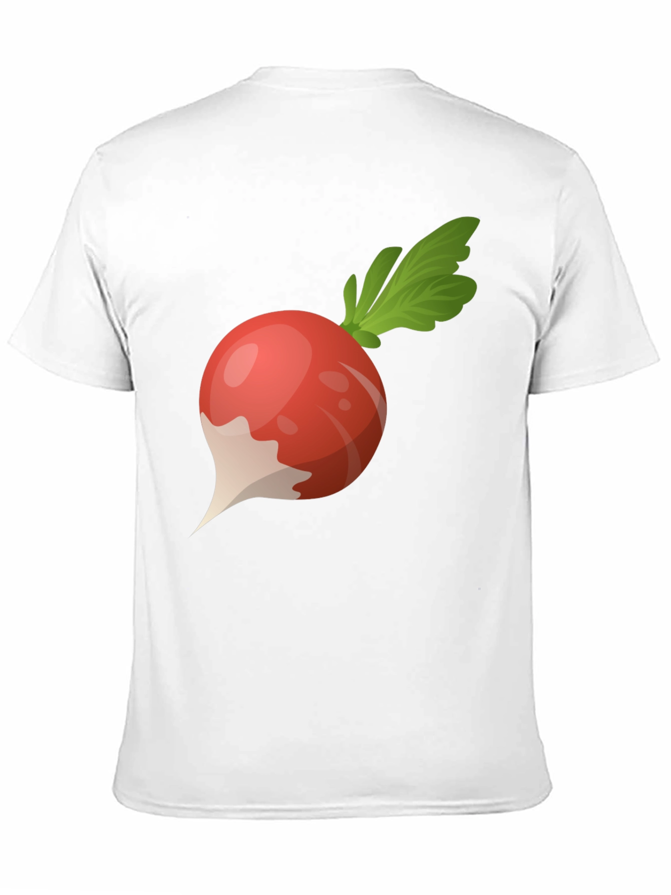 Radish Graphic Tee - Black Cotton T-Shirt