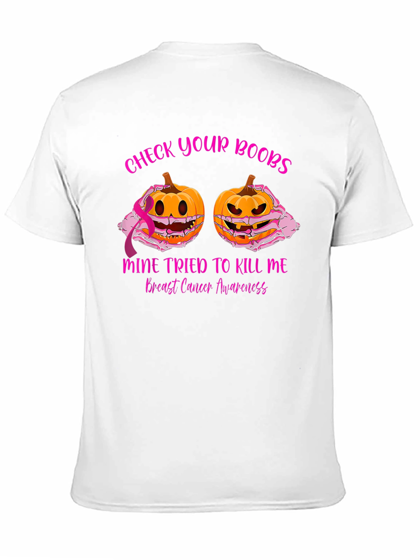 Check Your Boobs Breast Cancer Awareness T-Shirt