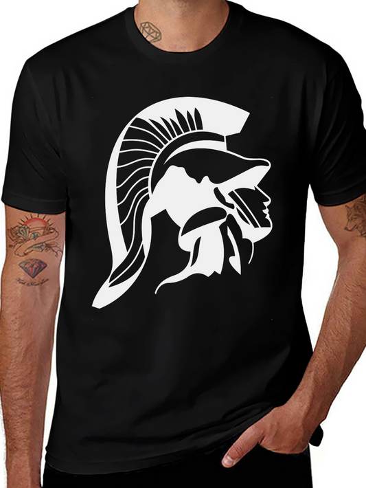 Spartan Warrior Graphic T-Shirt