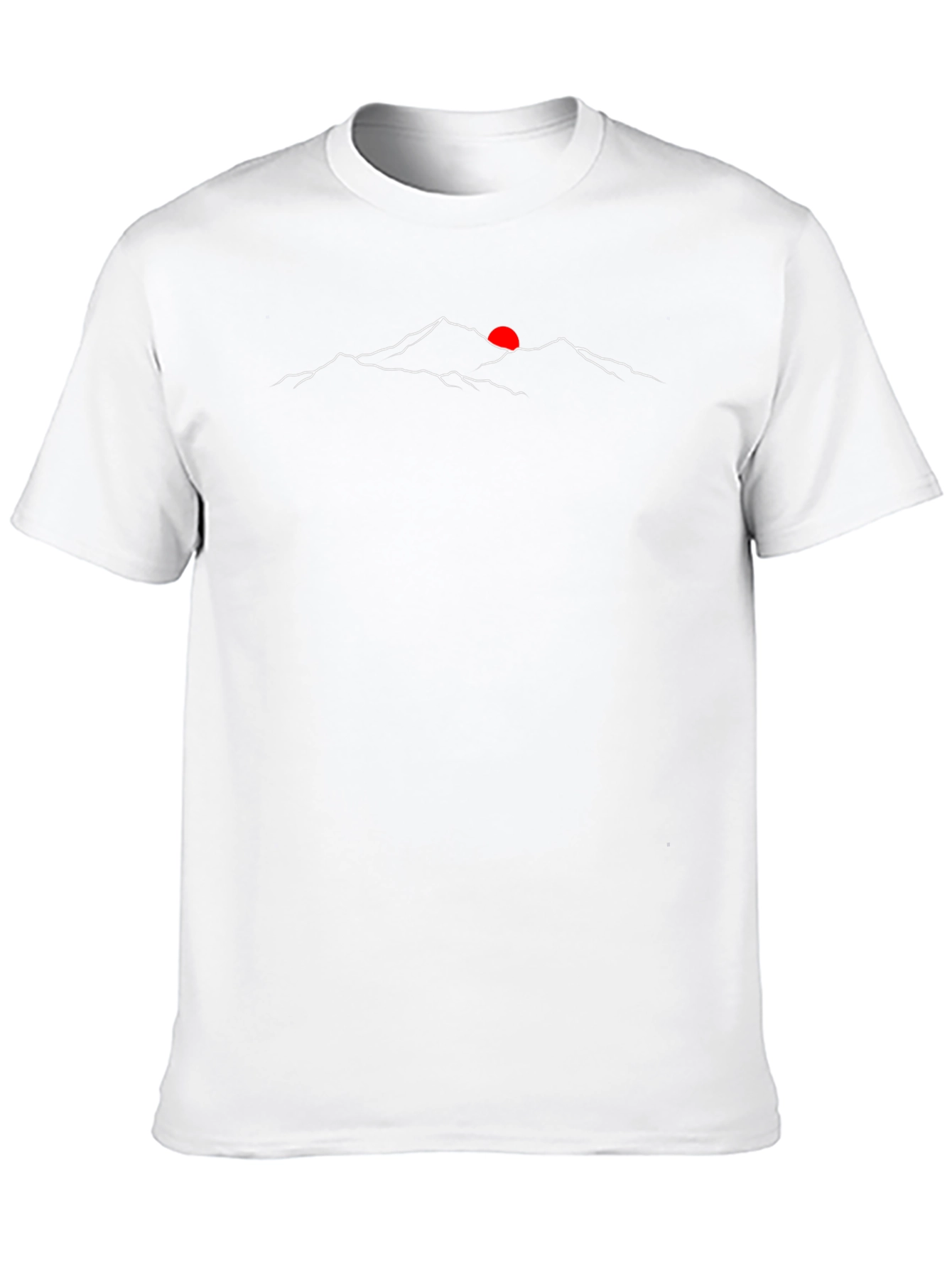 Mountain Peak Graphic Tee - Black
