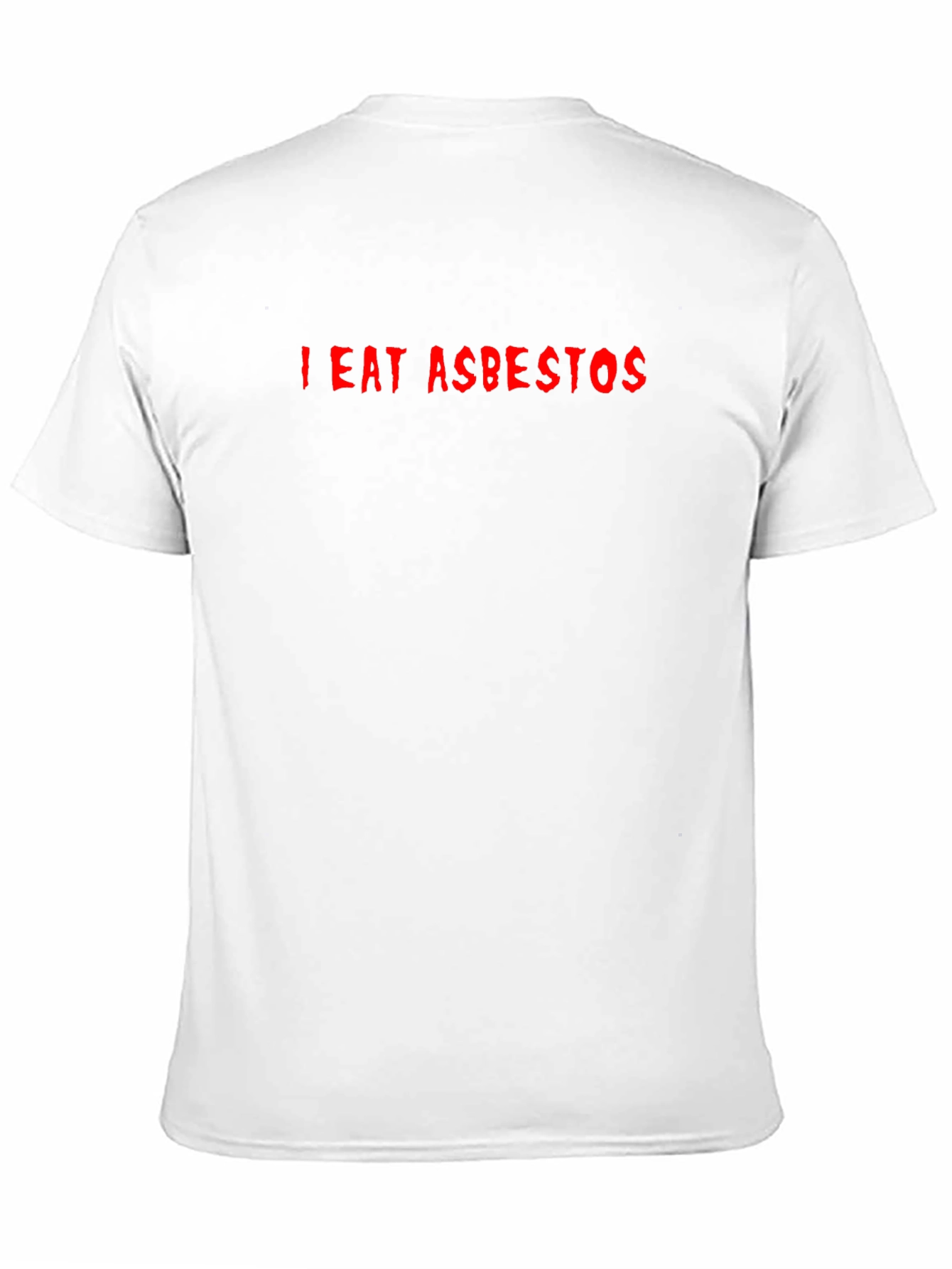 I Eat Asbestos Graphic Tee - Black Cotton T-Shirt