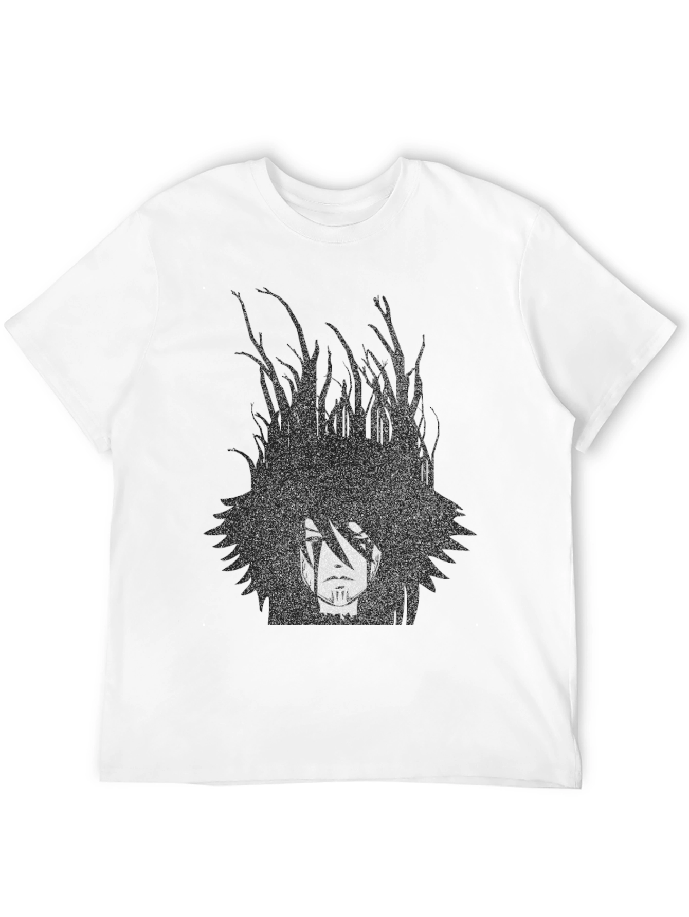 Anime Graphic T-Shirt - Black