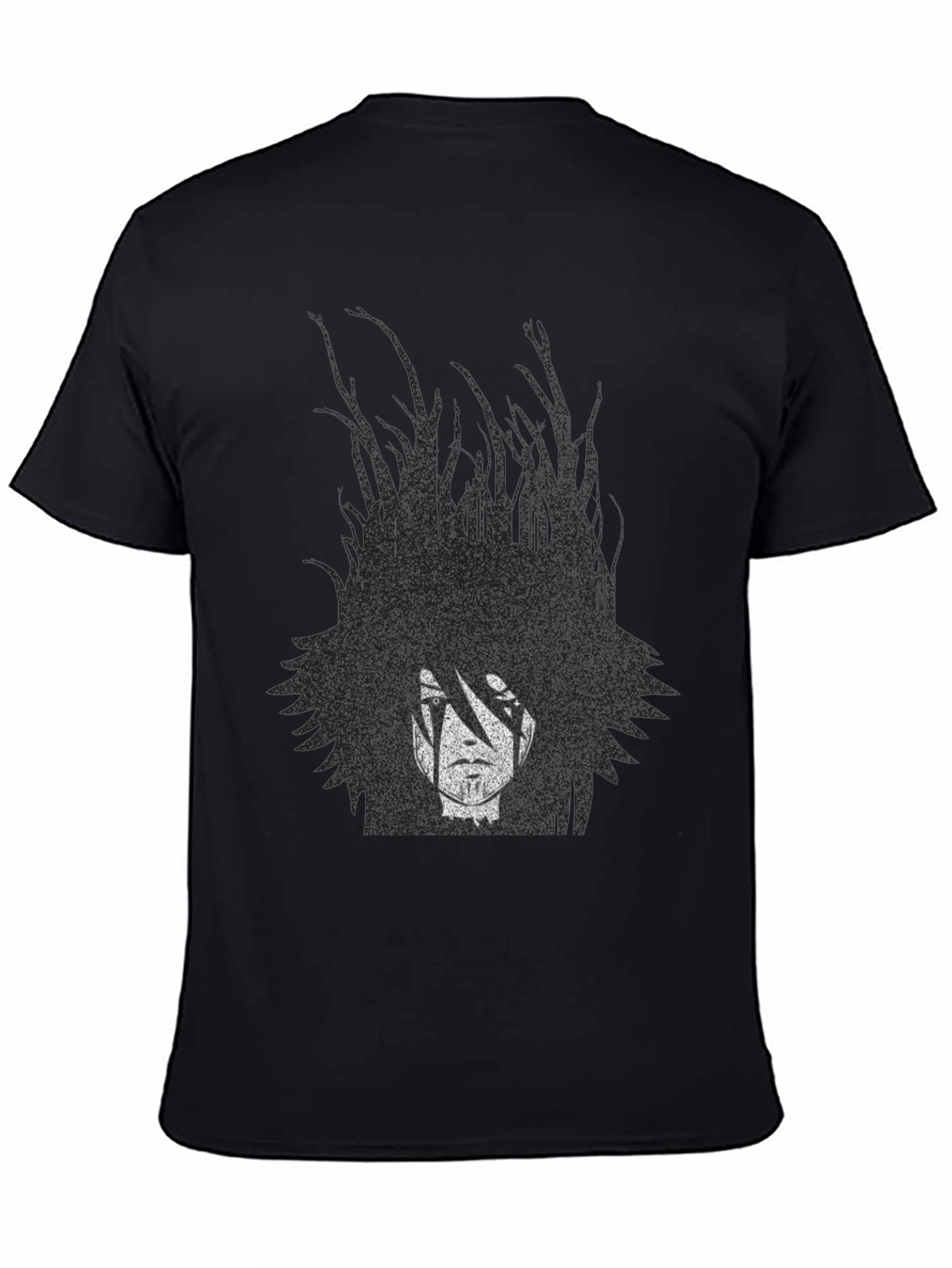 Anime Graphic T-Shirt - Black