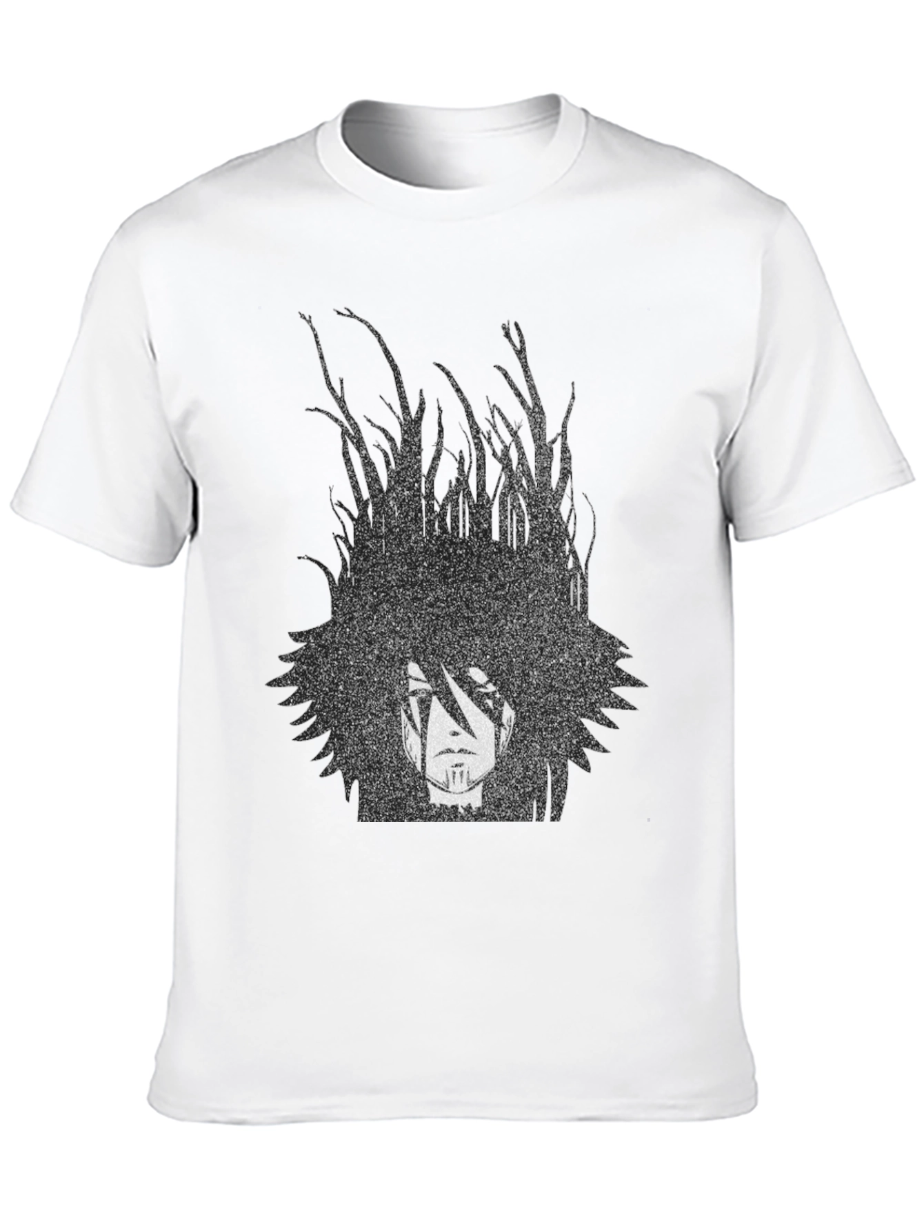 Anime Graphic T-Shirt - Black