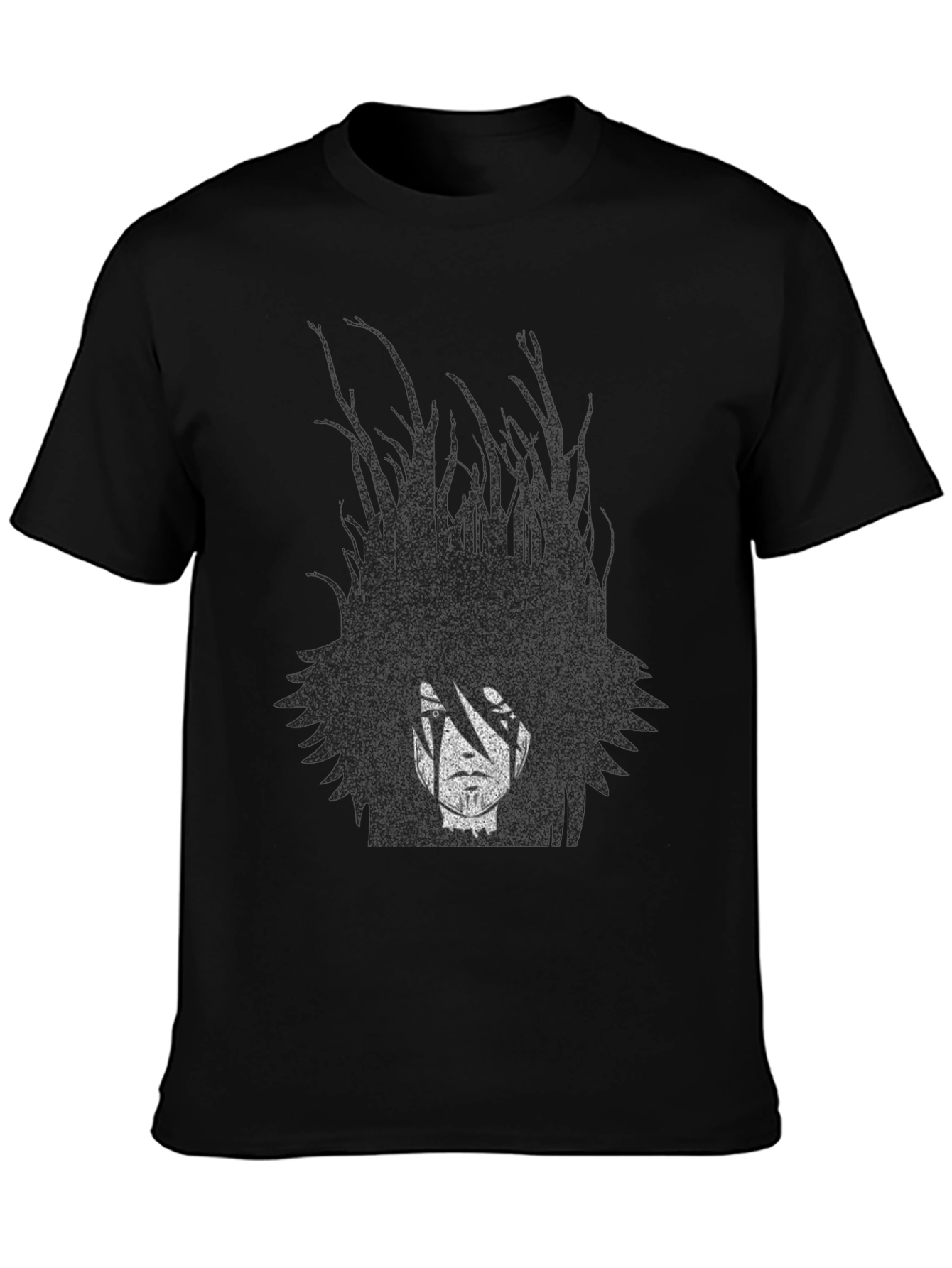 Anime Graphic T-Shirt - Black