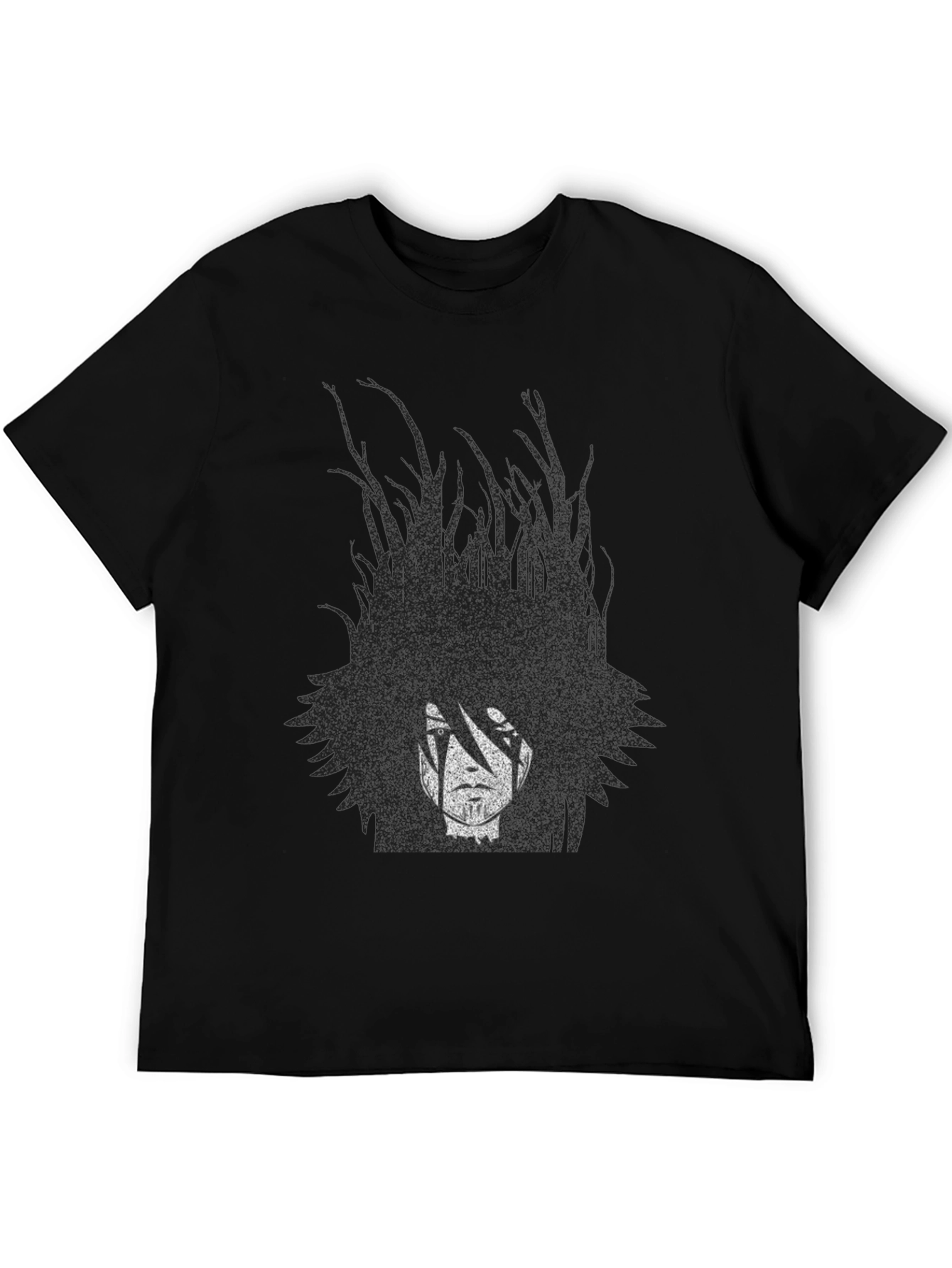 Anime Graphic T-Shirt - Black