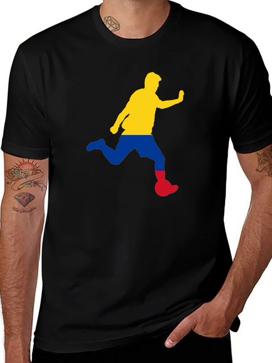 Soccer Player Graphic Tee - Unique Design
