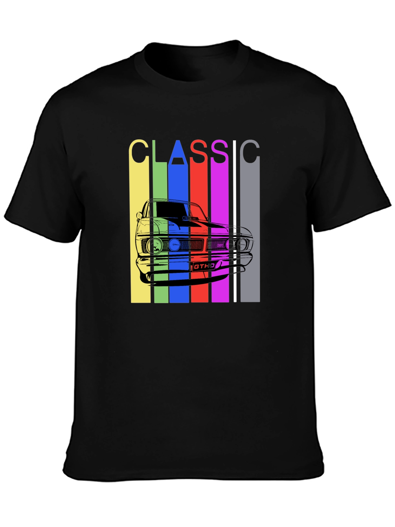 Classic Car T-Shirt - Retro Style Mens Tee