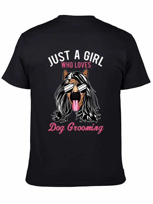 Dog Grooming Girl T-Shirt