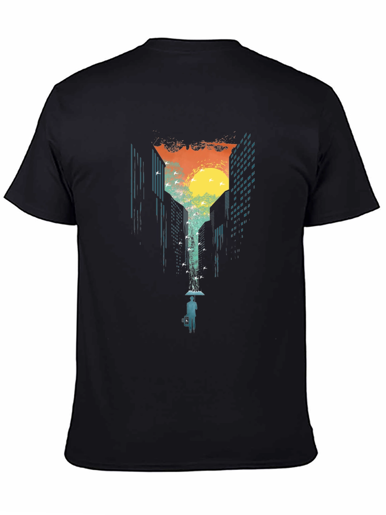 Cityscape Graphic T-Shirt - Urban Escape Design