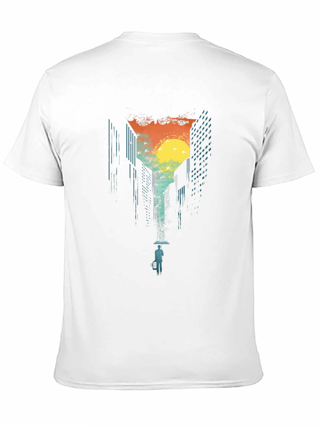 Cityscape Graphic T-Shirt - Urban Escape Design