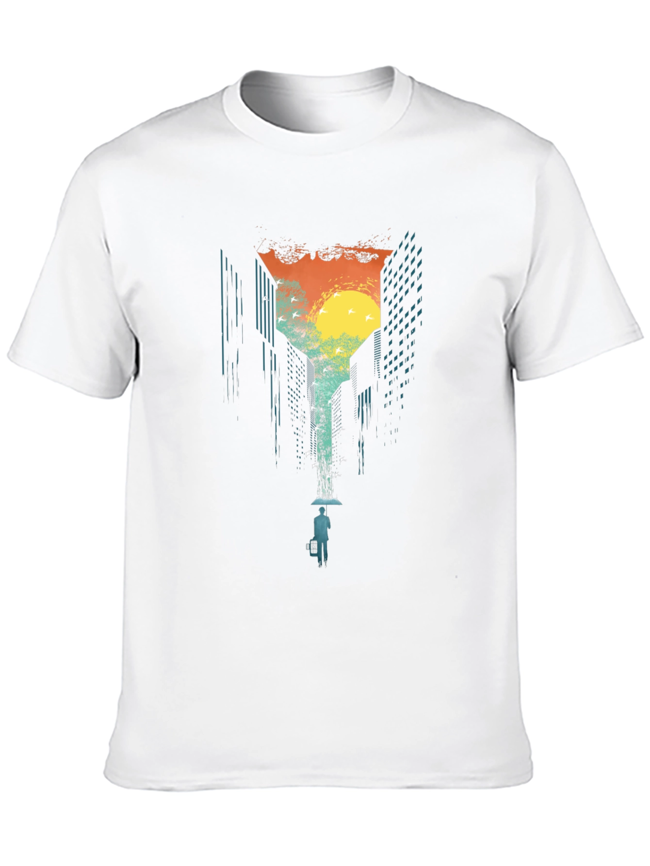 Cityscape Graphic T-Shirt - Urban Escape Design
