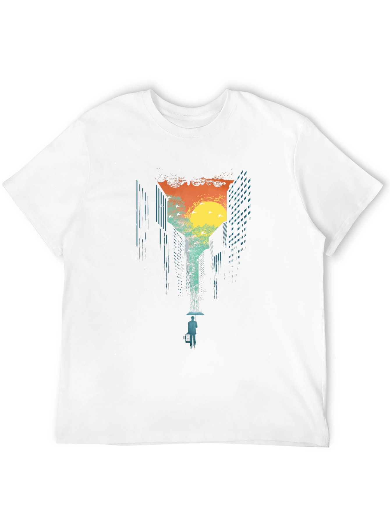 Cityscape Graphic T-Shirt - Urban Escape Design