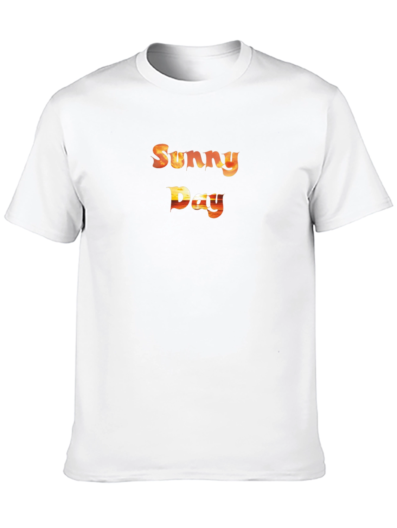 Sunny Day Graphic Black T-Shirt