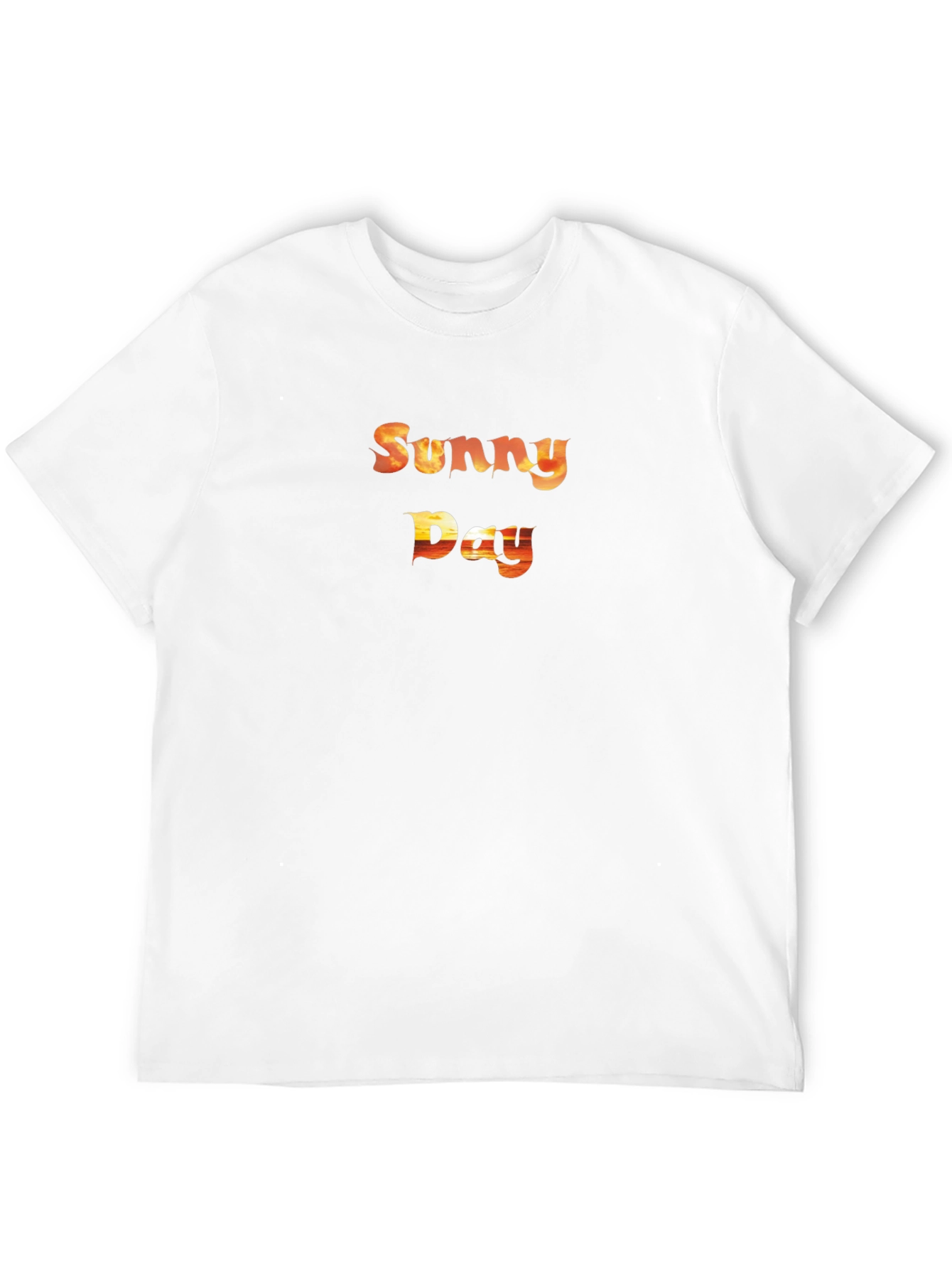 Sunny Day Graphic Black T-Shirt