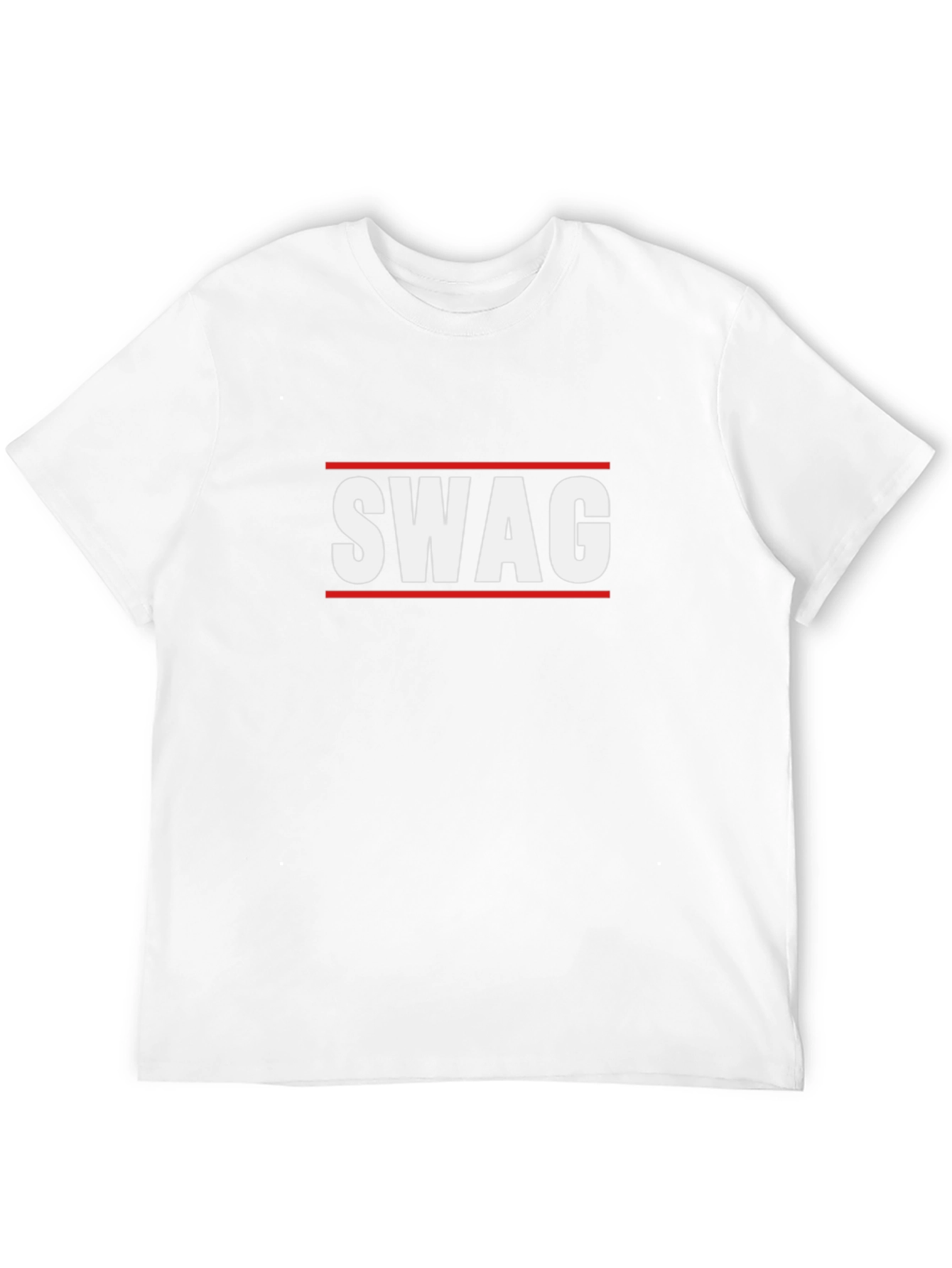 Swag Graphic Tee - Trendy Black Cotton T-Shirt
