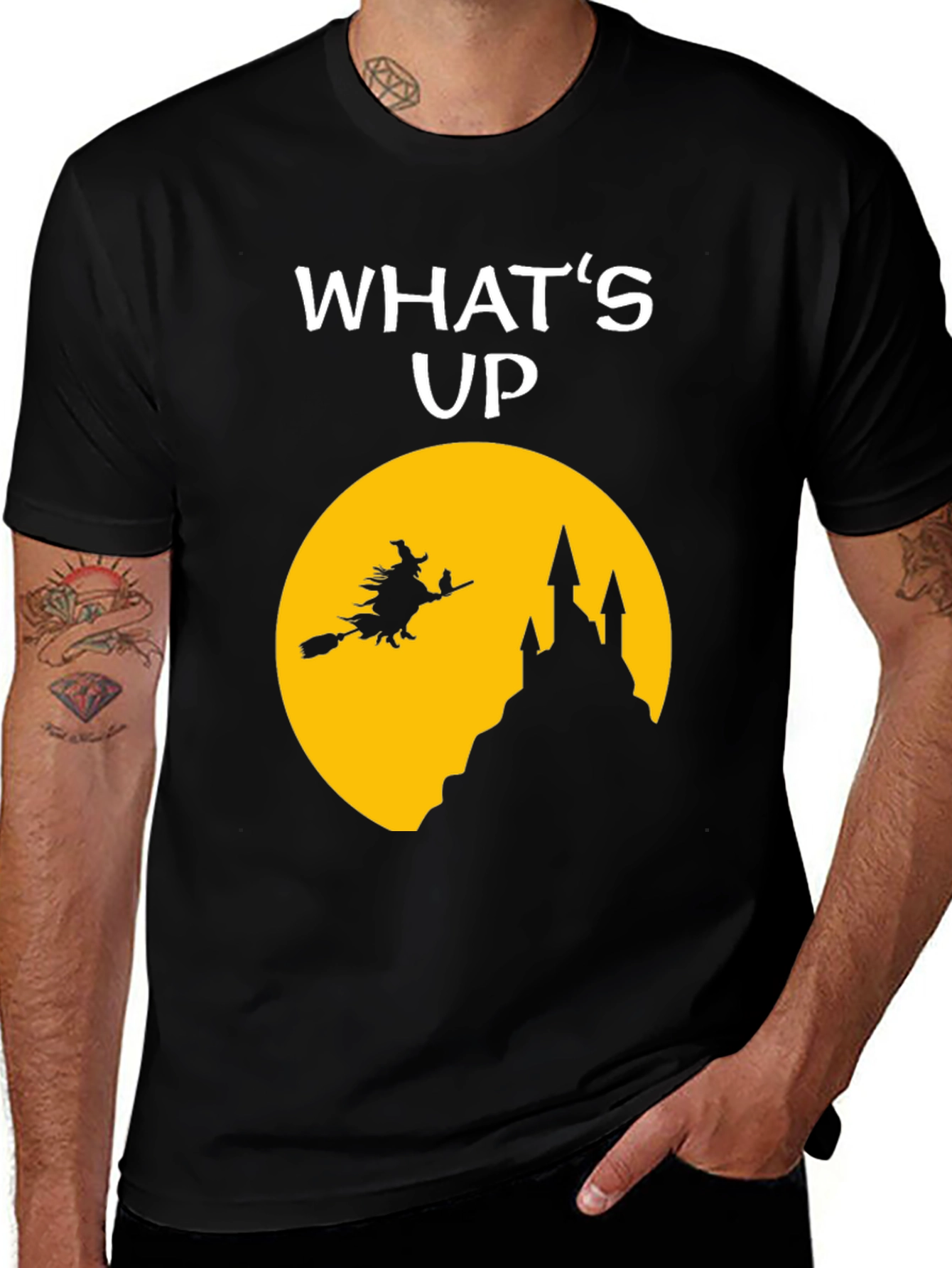 Halloween Witch Whats Up T-Shirt