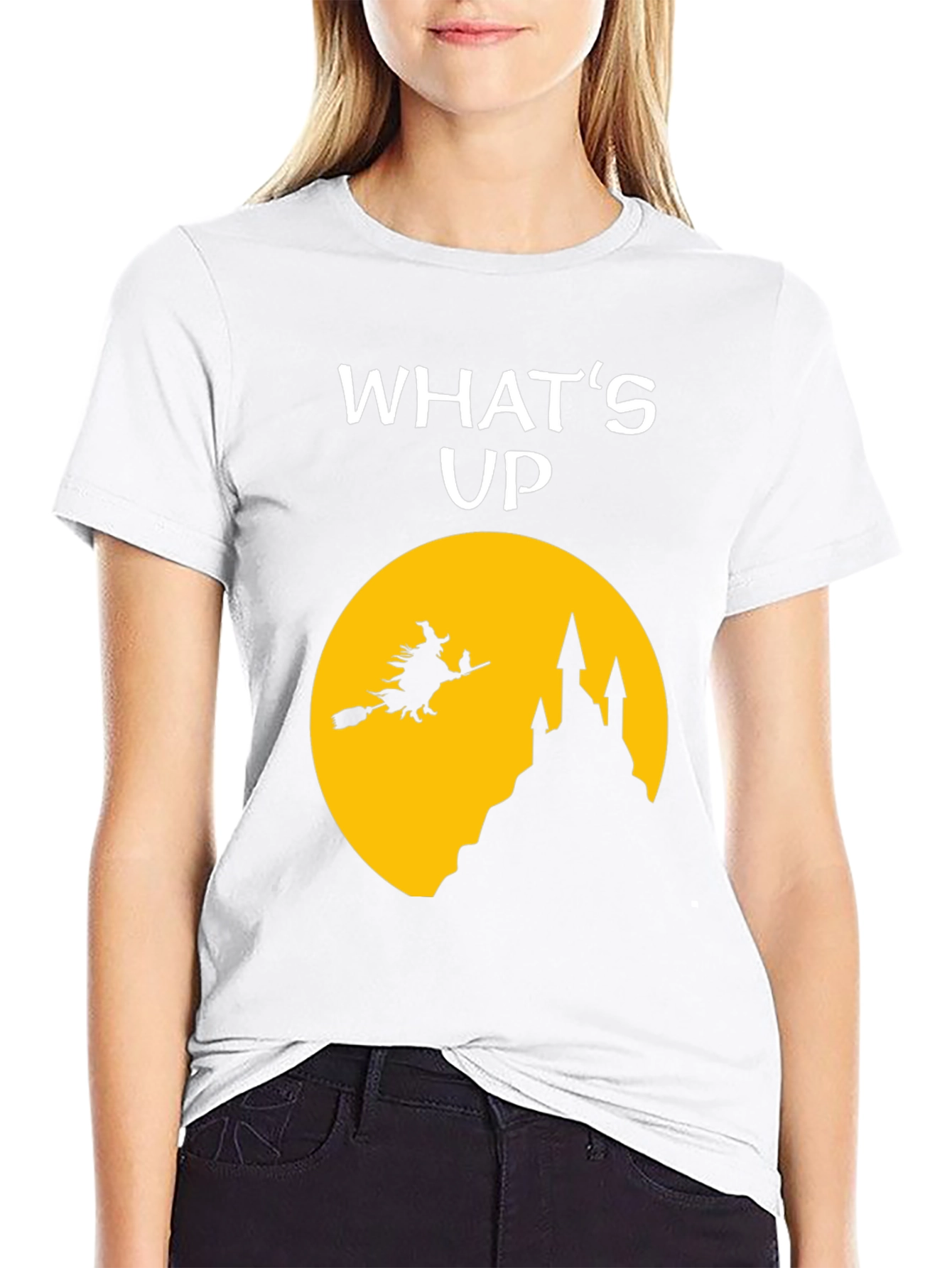 Halloween Witch Whats Up T-Shirt