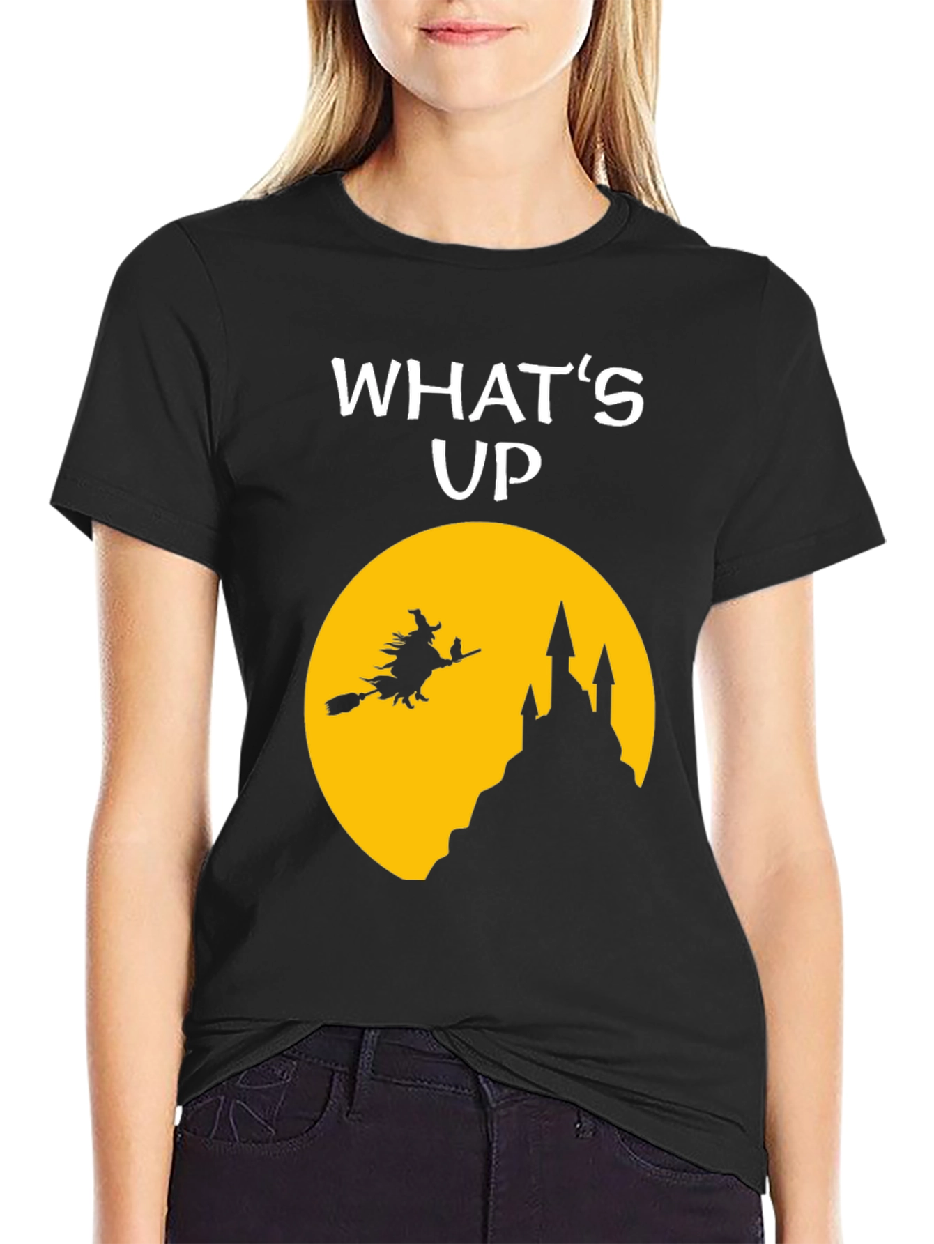 Halloween Witch Whats Up T-Shirt