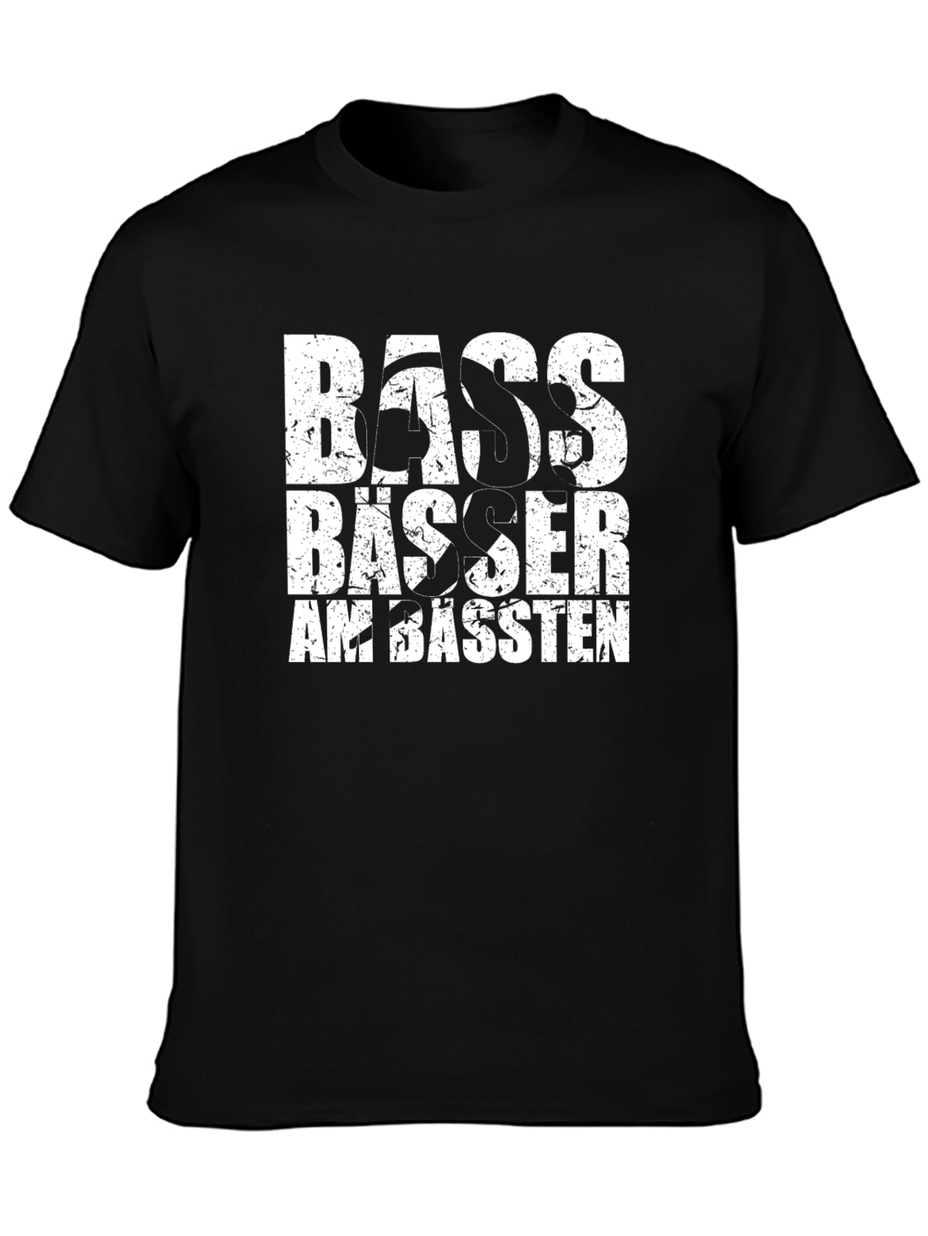 Bass Guitar Musician Black T-Shirt