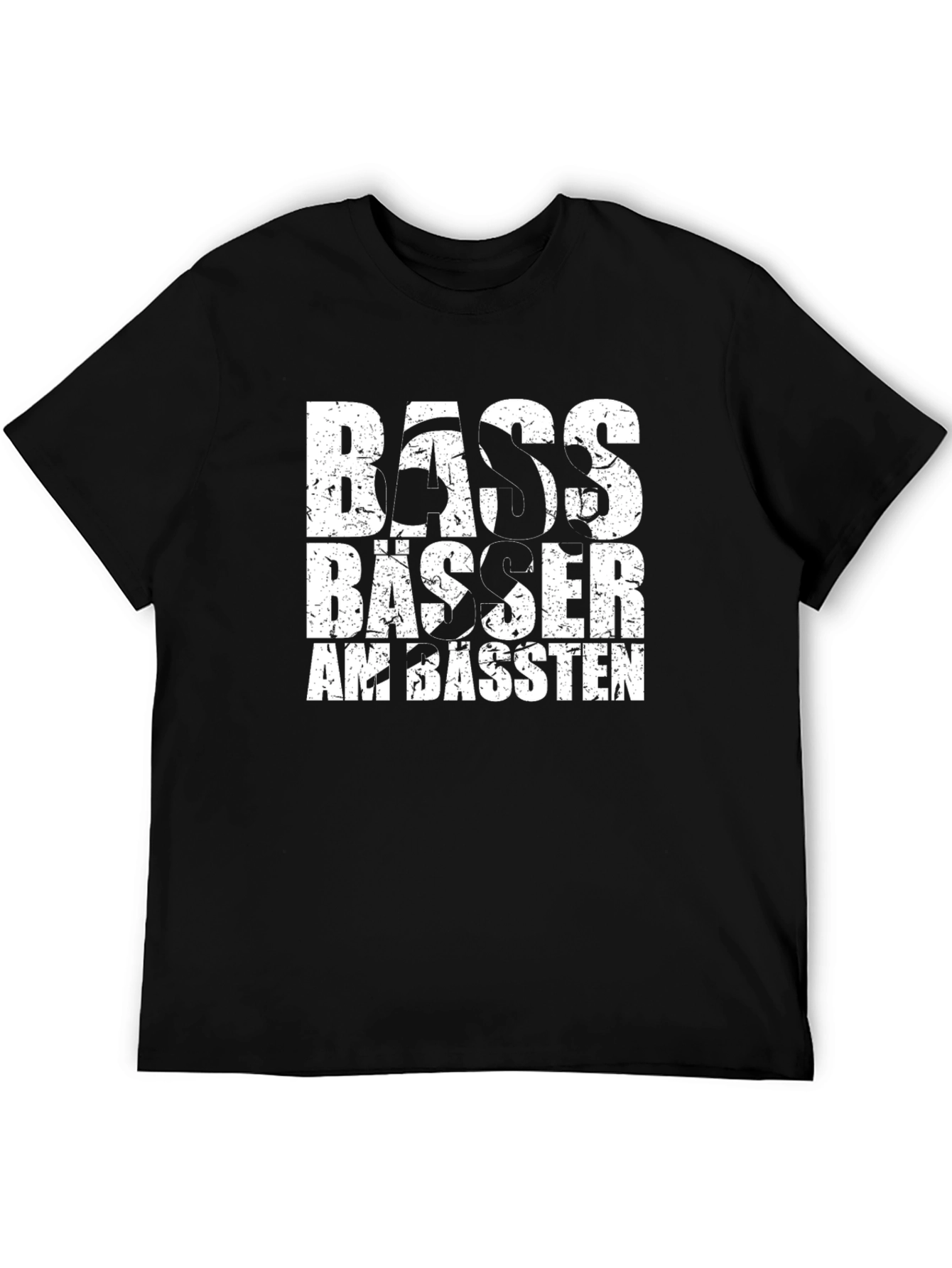 Bass Guitar Musician Black T-Shirt
