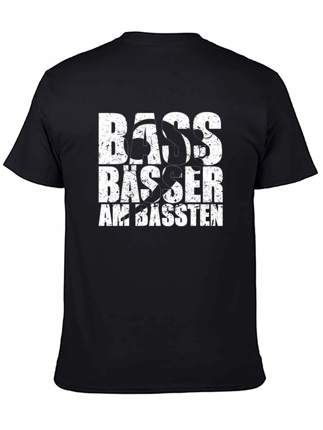 Bass Guitar Musician Black T-Shirt