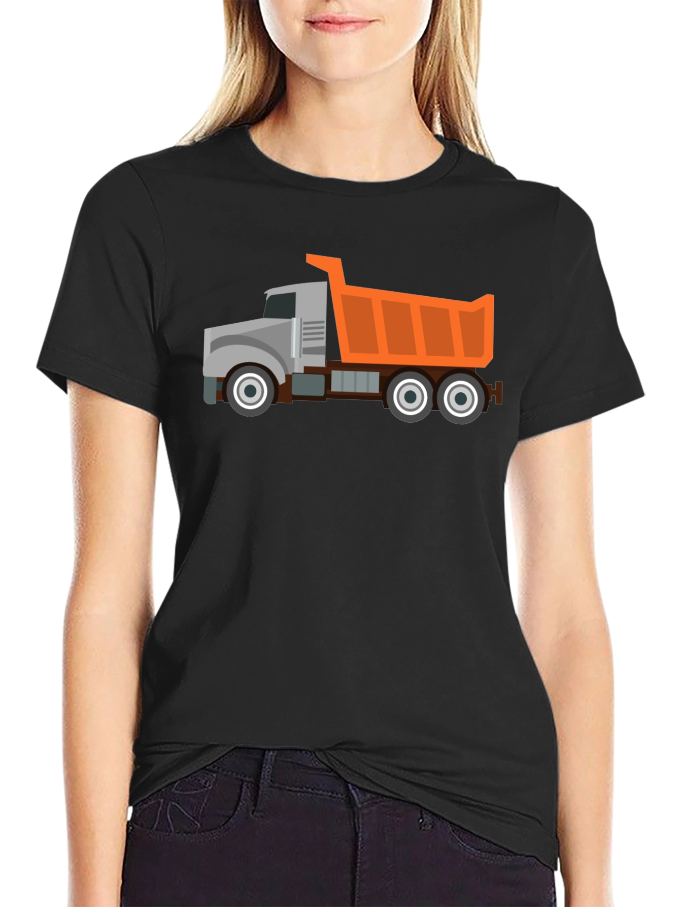 Dump Truck Graphic T-Shirt - Heavy Duty Fun!