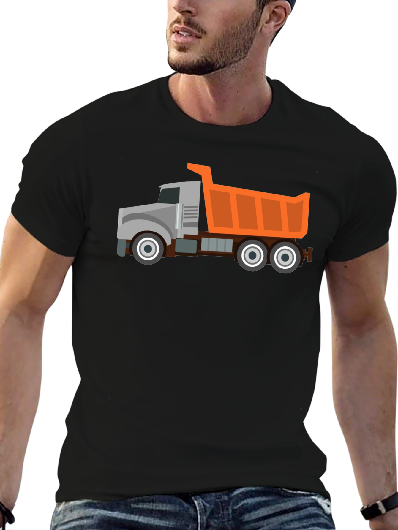 Dump Truck Graphic T-Shirt - Heavy Duty Fun!