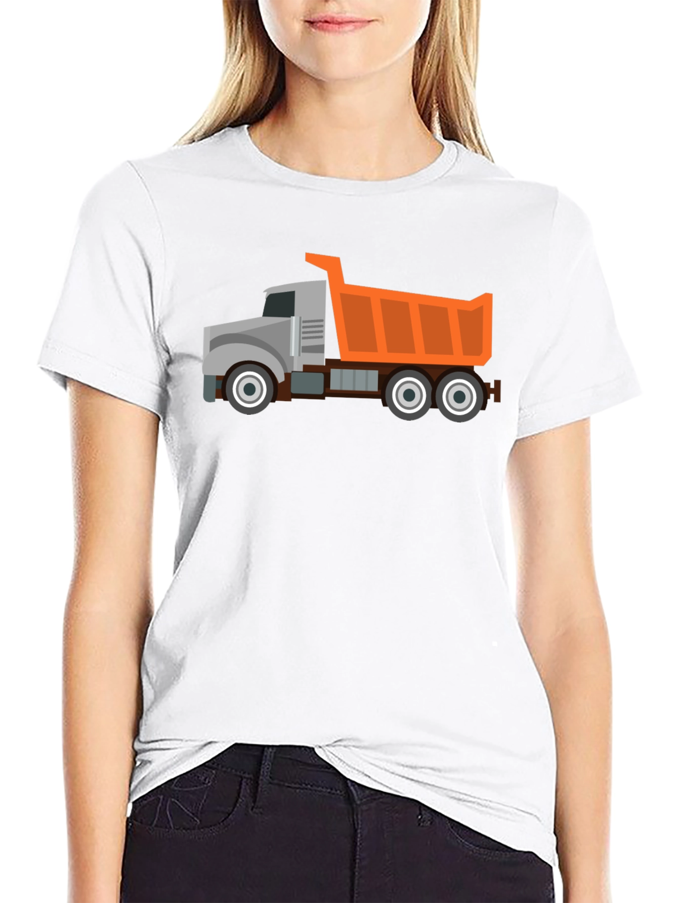Dump Truck Graphic T-Shirt - Heavy Duty Fun!