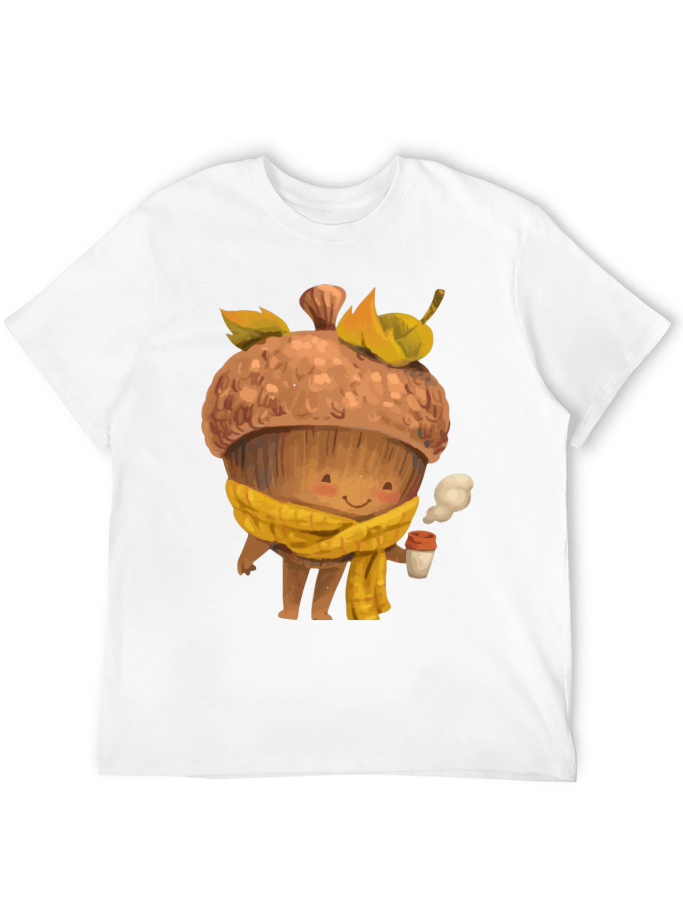 Cute Acorn Coffee Lover T-Shirt