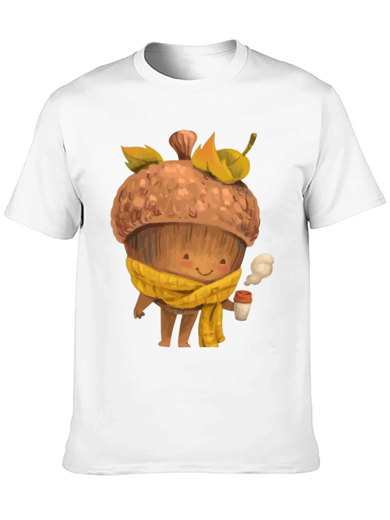 Cute Acorn Coffee Lover T-Shirt